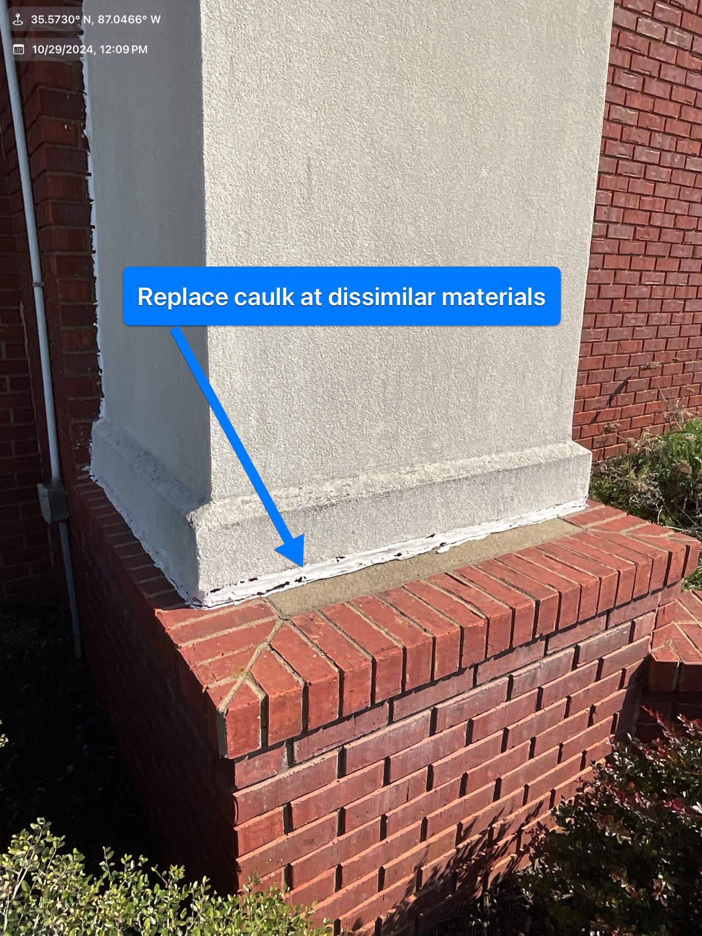 Window Caulking and EIFS Protection for Church Waterproofing in Columbia, TN by Performance Waterproofing LLC