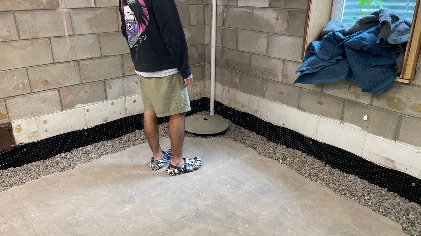 Interior Drain Tile & Sump System in St. Paul, MN by Waterproofing Northeast
