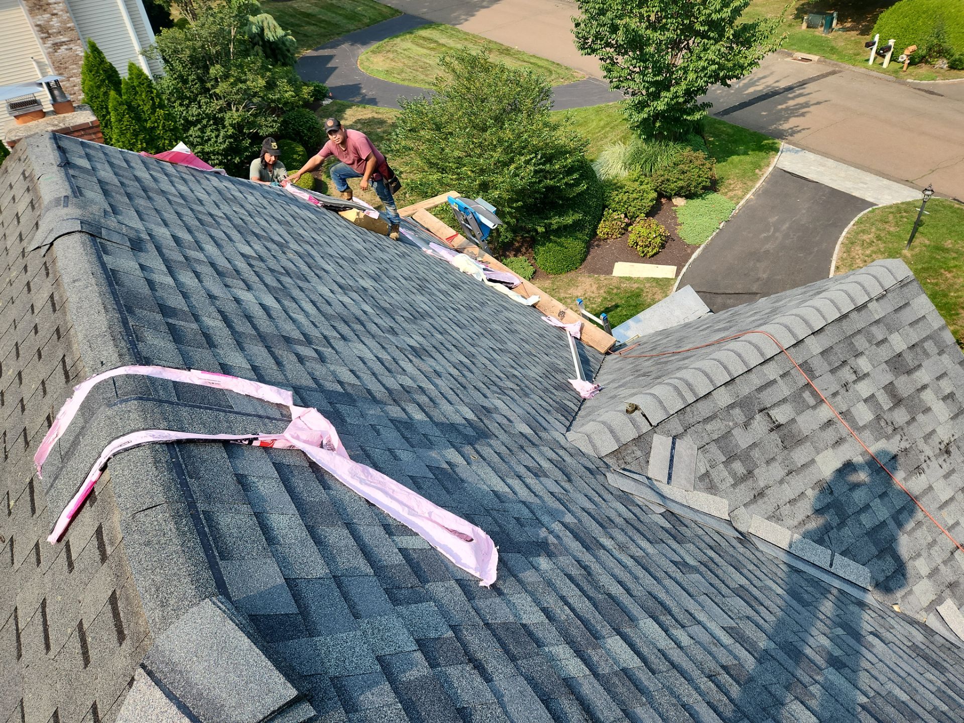 Residential Roofing Installation using Owens Corning TruDefinition Duration - Estate Gray by A Plus Exterior