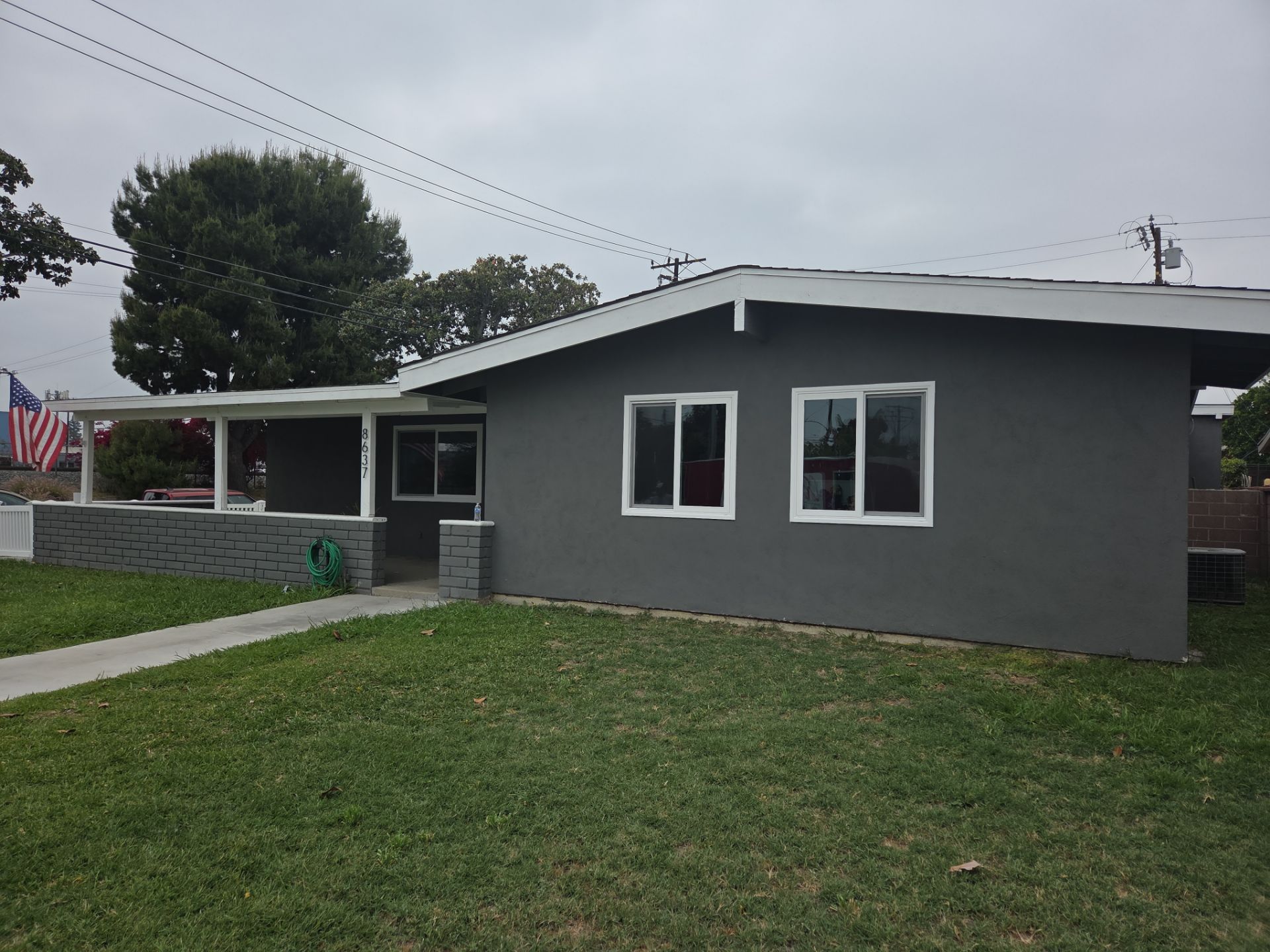Milgard Tuscany window installation in Whittier, CA by American Window Company