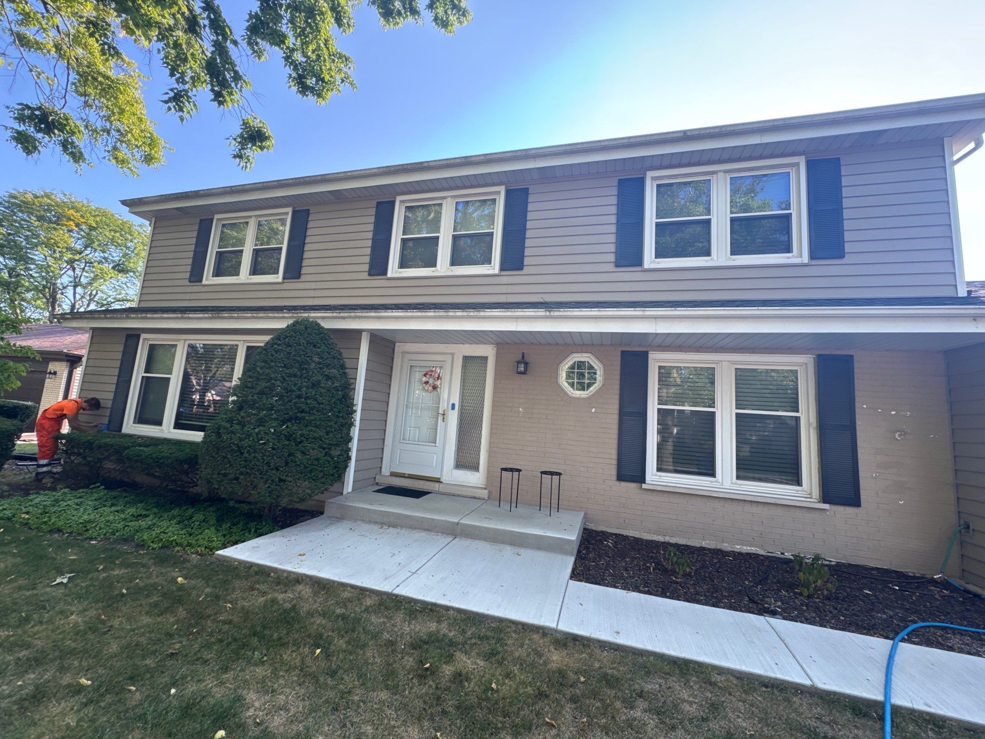 Exterior House Soft Washing by Northern Power Washing LLC.