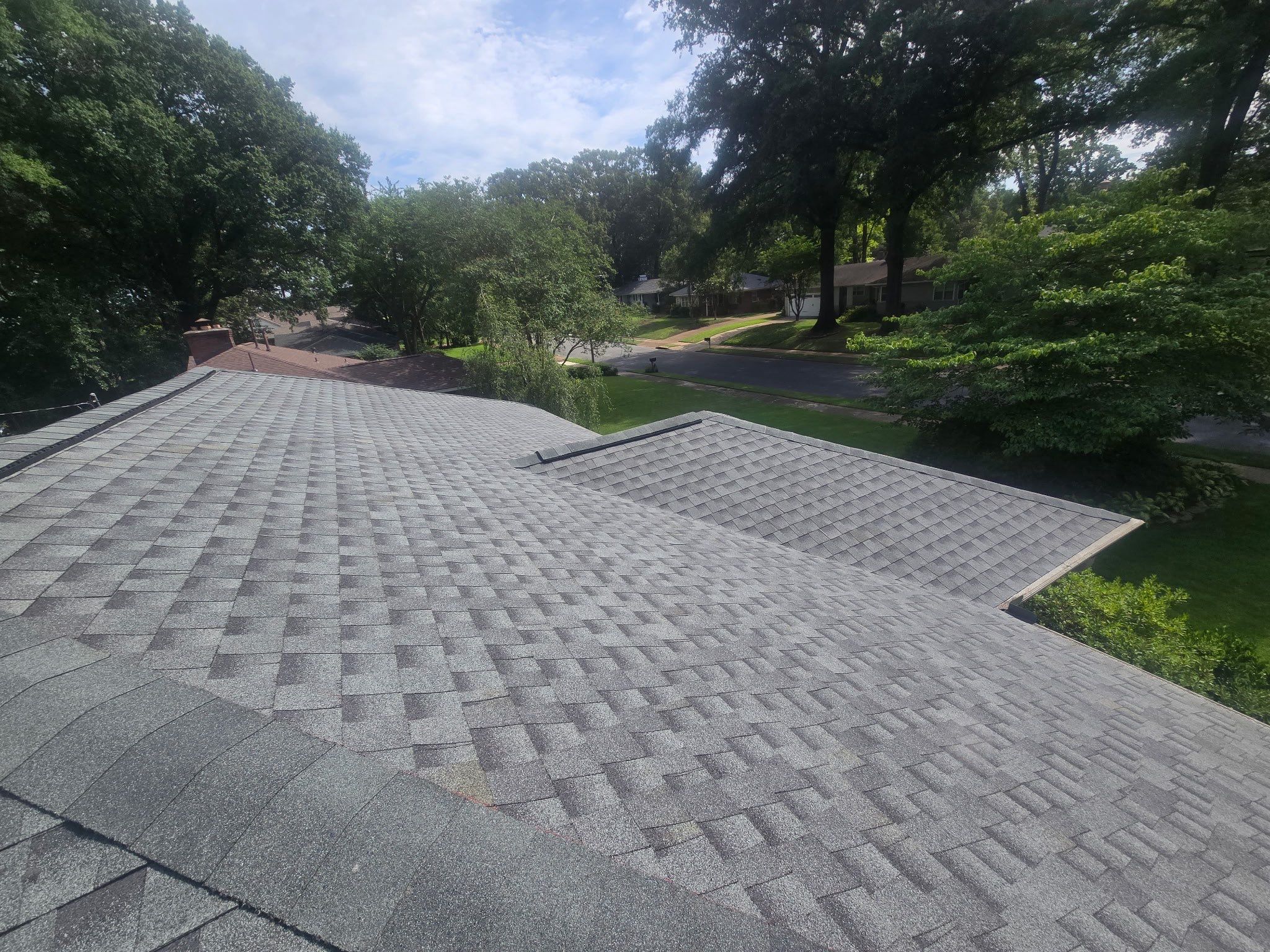 Tree Damage Restoration and Asphalt Shingle Roof Replacement in Memphis by Revival Roofing Services
