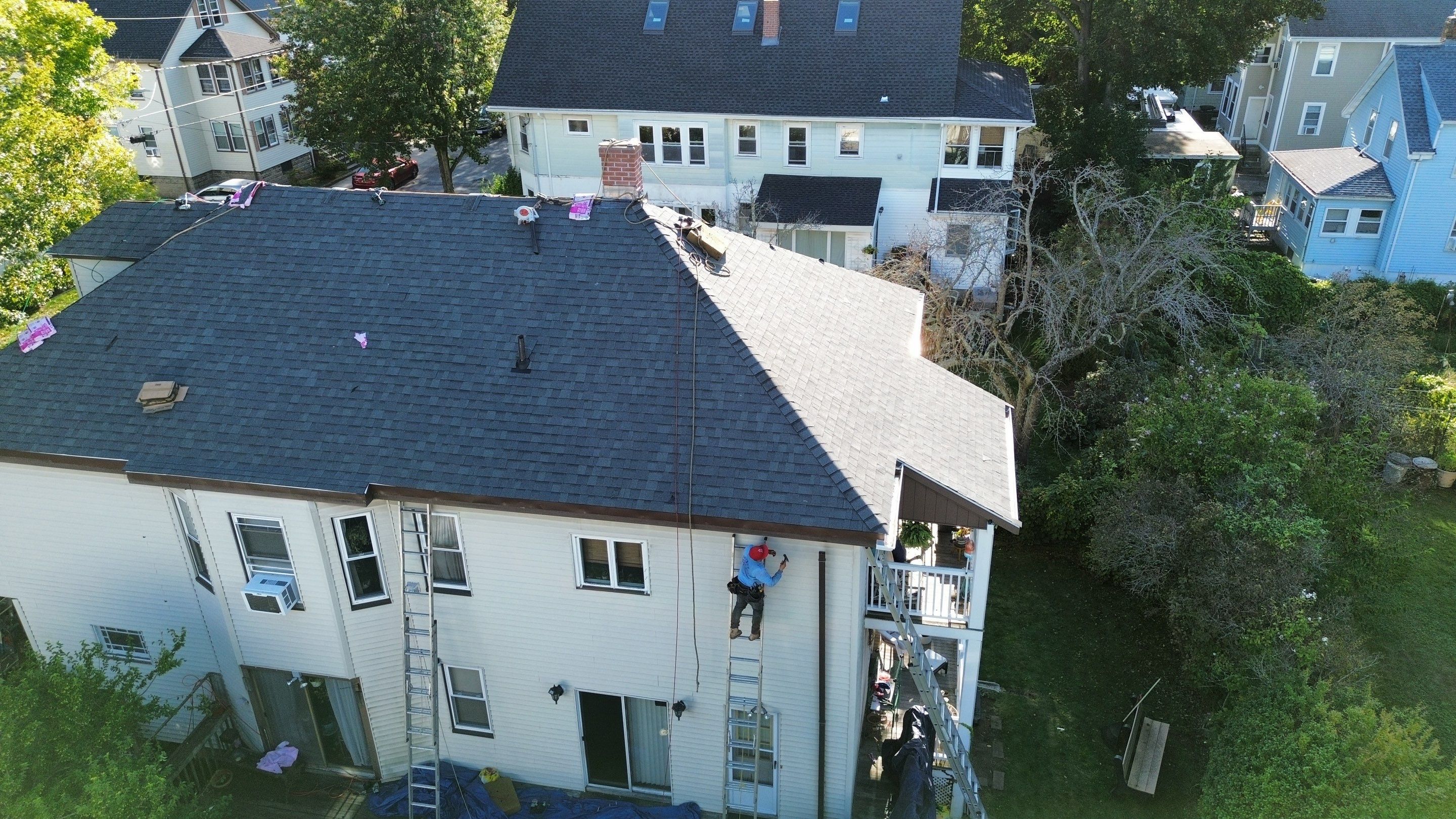 Roof & Gutter Replacement – Belmont, MA by Mighty Dog Roofing of Greater Middlesex County