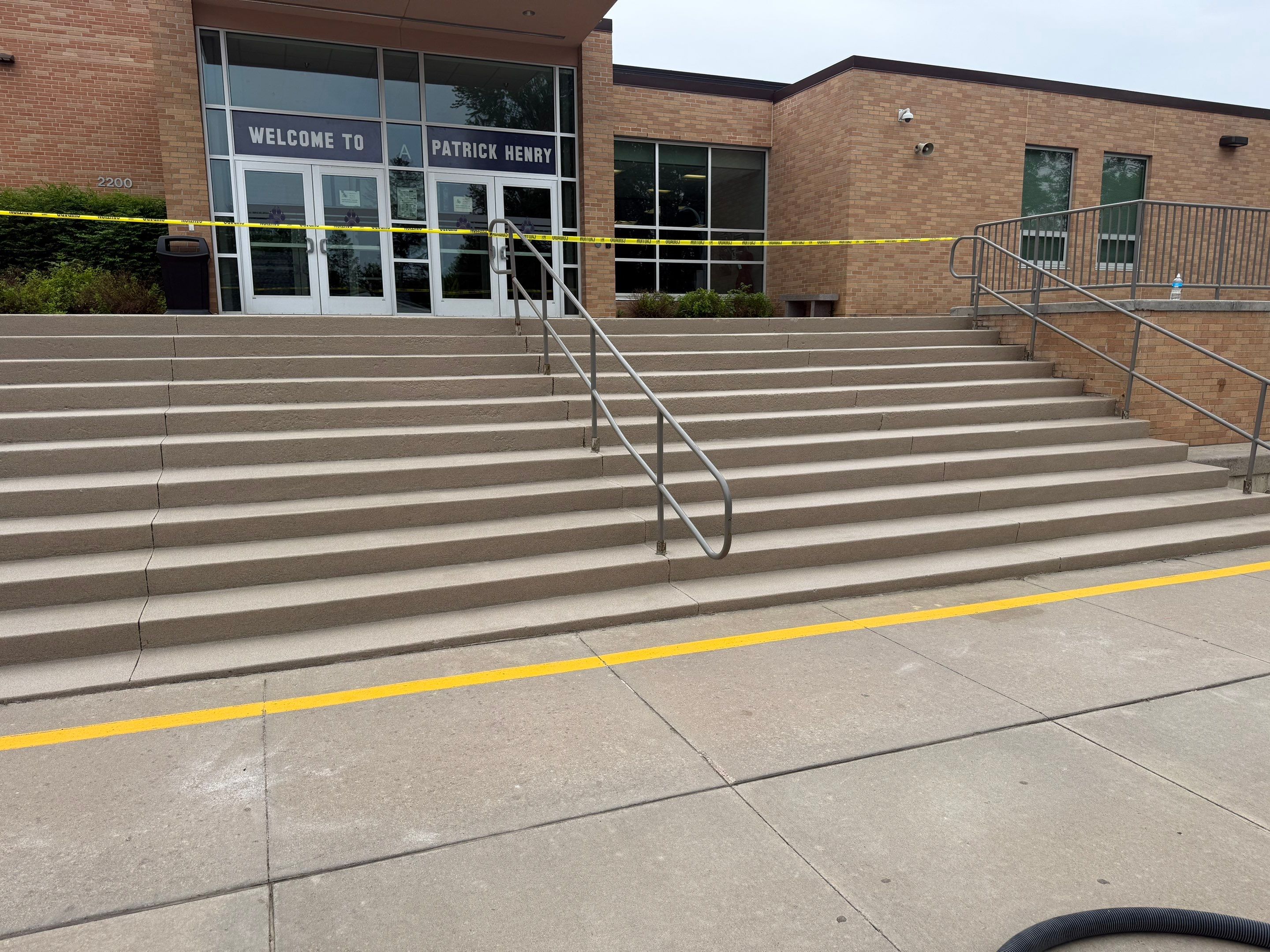 Concrete Stair Repair and Protective Coating in Sioux Falls by Select Painting, Coatings & Garage Cabinets
