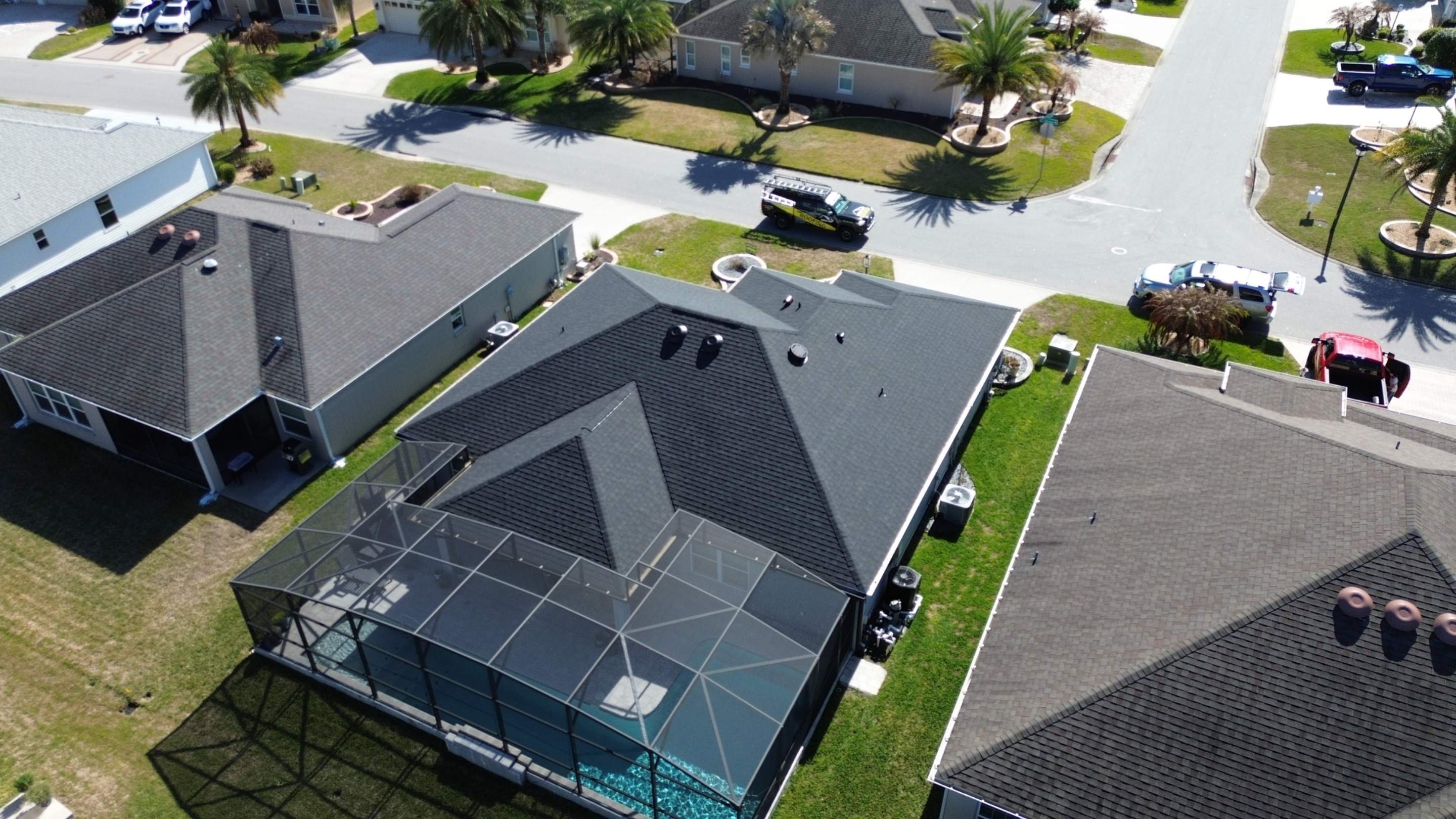 Residential reroof in The Villages FL by Gold Key Roofing