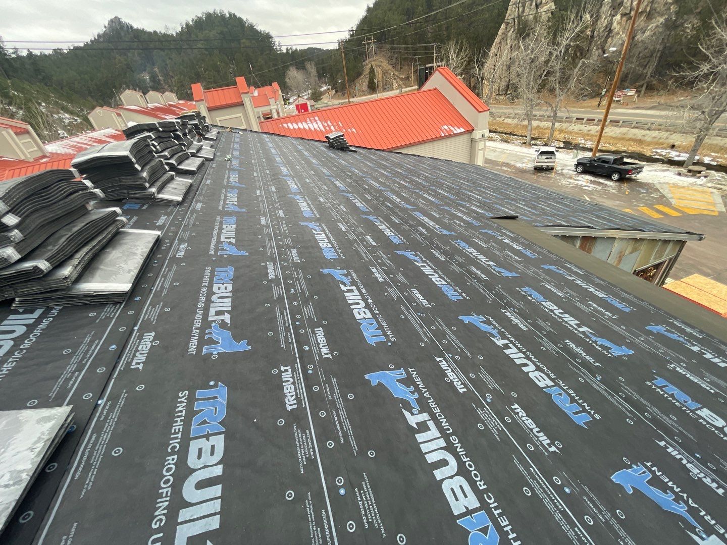 Commercial Roofing Installation using EuroShield by Weather-Tite Exteriors LLC