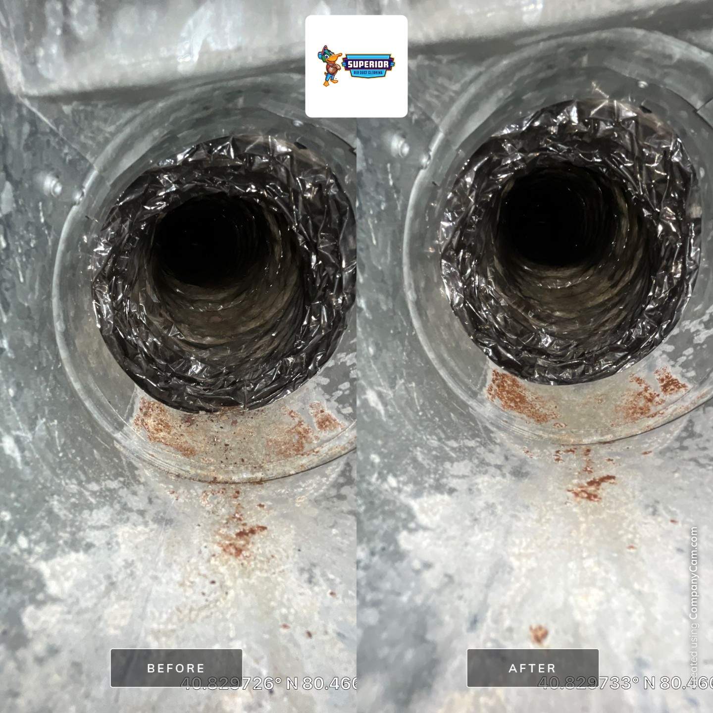 Air Duct Cleaning With a Vacuum Truck in Enon Valley, PA by Superior Air Duct Cleaning