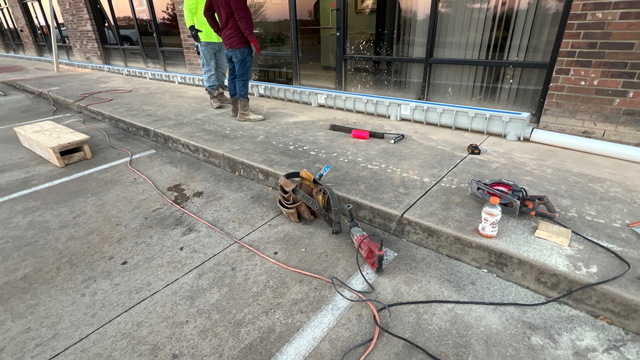 Drainage System Installation and Metal Roof Repairs by Harvey Roofing & Construction