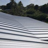 24ga 1.5" Mechanical Seam Mill Finish by Total Roofing System The Metal Roof Experts