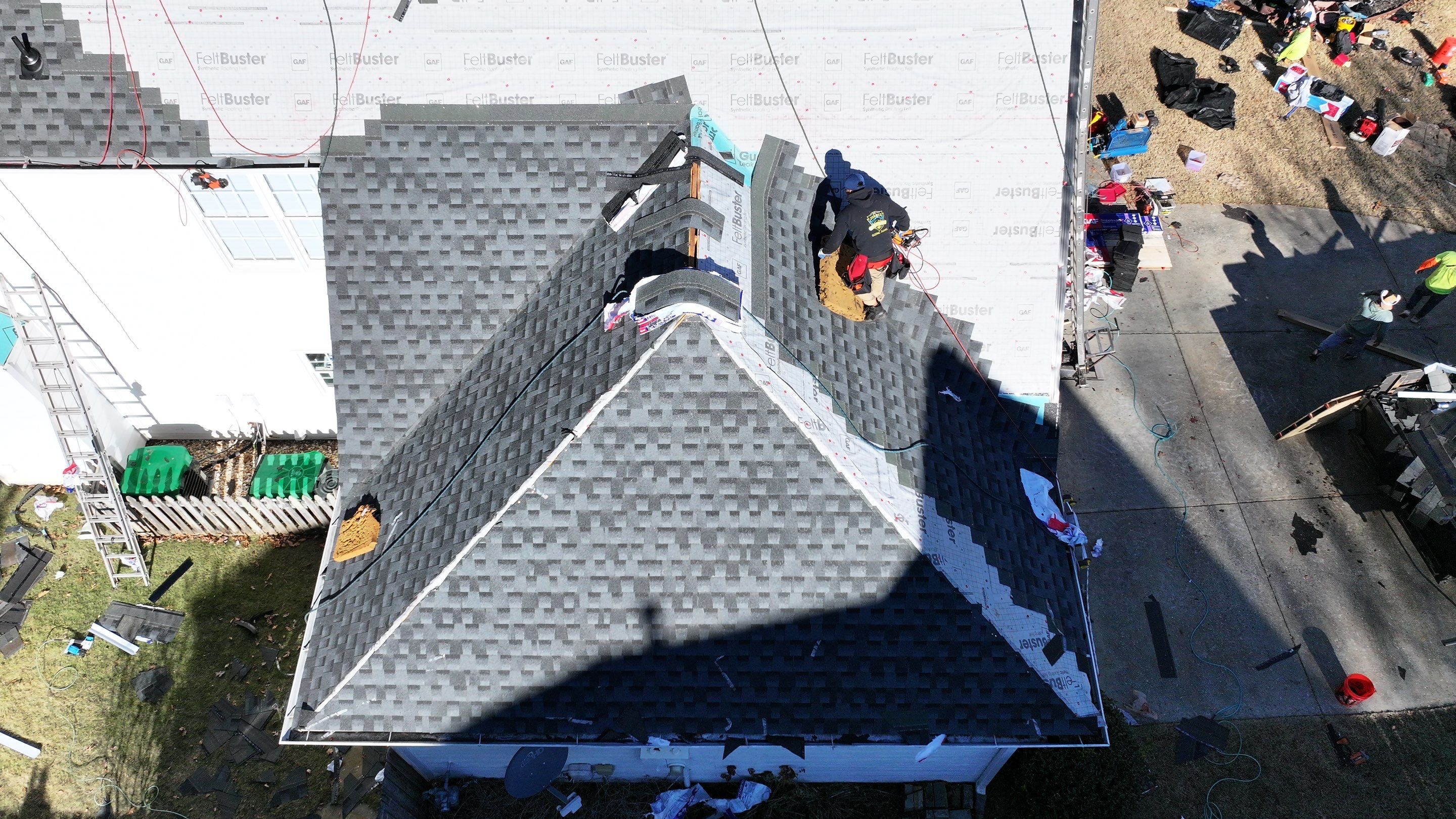 GAF Timberline HDZ in Charcoal by Element Pros Roofing, LLC