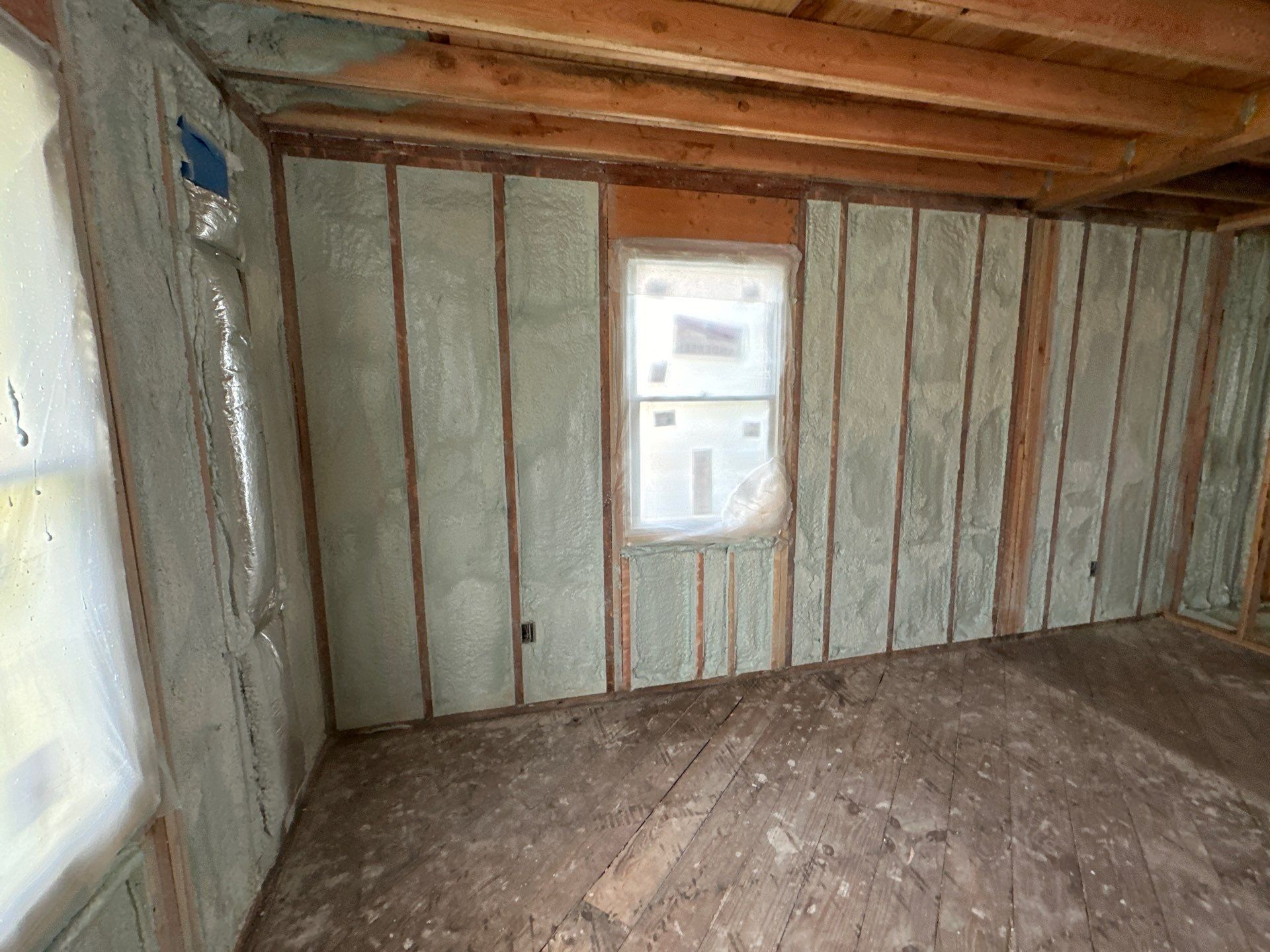 New Home Construction using Closed Cell Spray Foam by NYS Foam & Energy