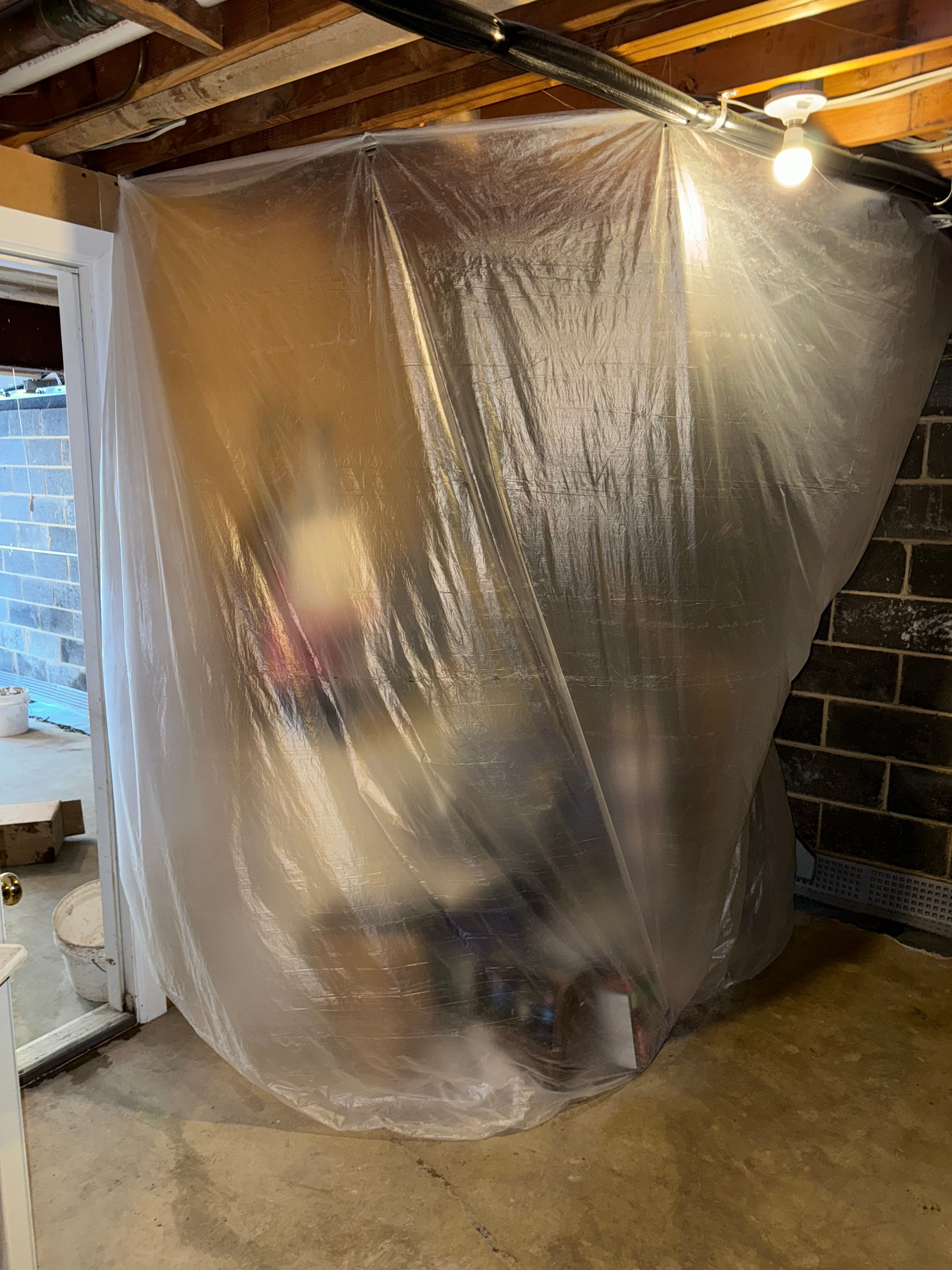 Interior French Drain in Bernardsville NJ by Pure Service Pro, LLC 