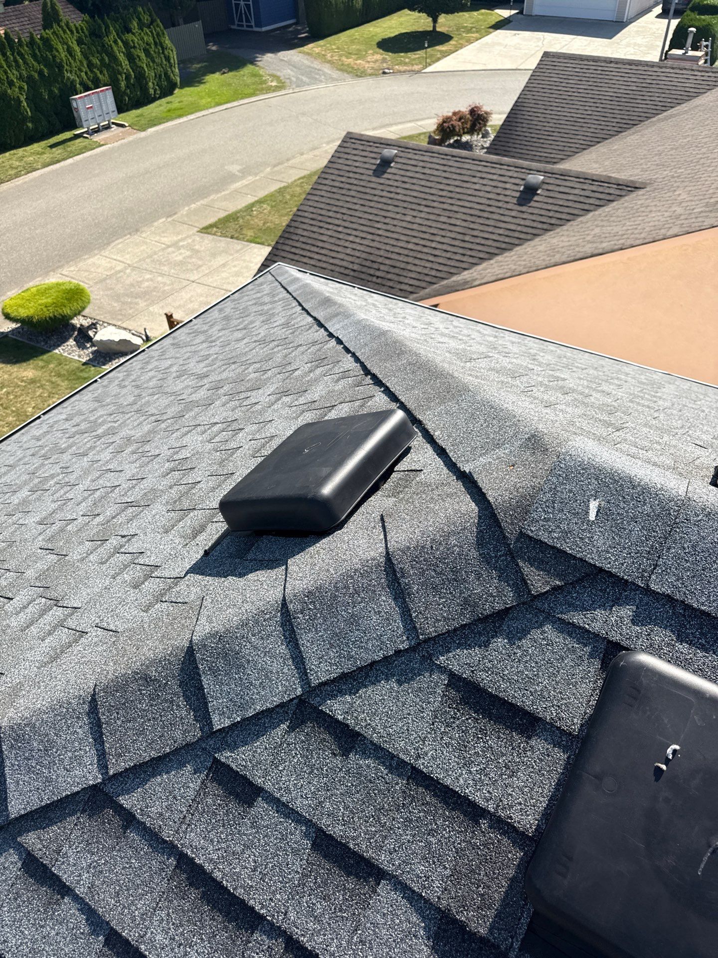 Residential Reroof Shingle by Top Notch Roofing Inc