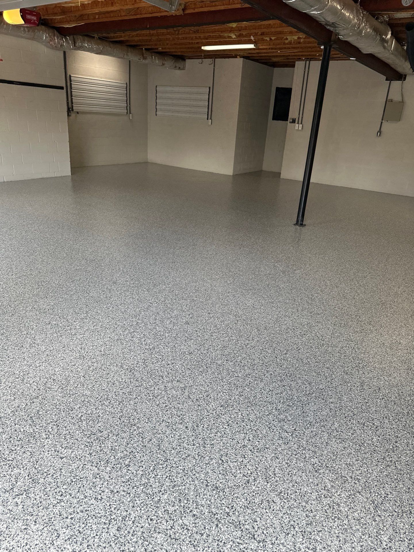 Garage Floor Coating using Gravel by My Garage Floor Guys