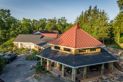 Metal Roof-copper penny