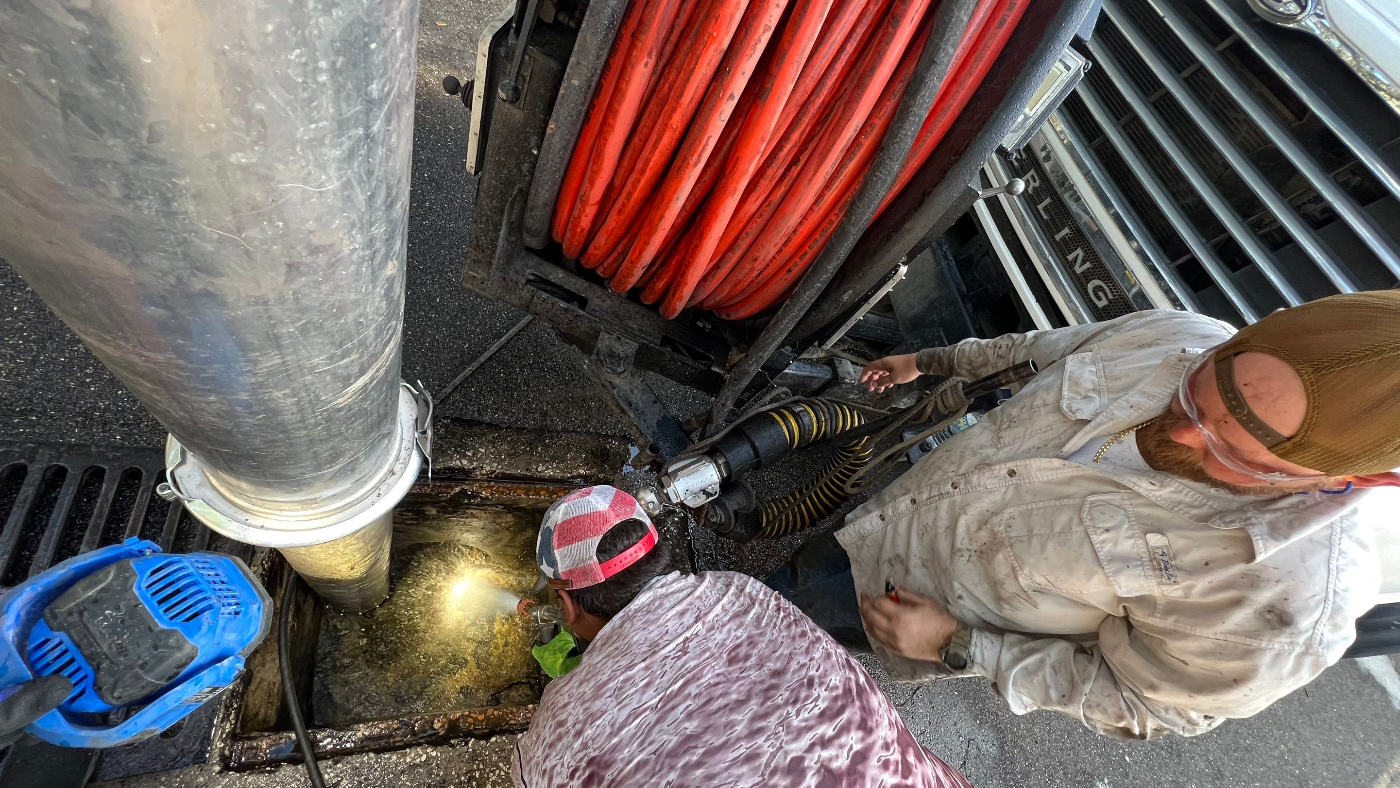 Apartment Complex Storm Water System Cleaning and Maintenance by APS Power & Water