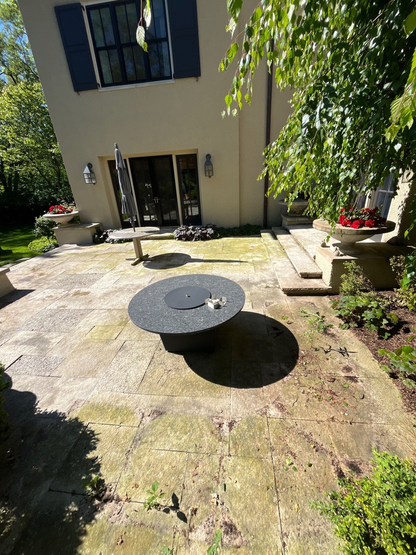 Natural Stone Surface Pressure Washing by Northern Power Washing LLC.