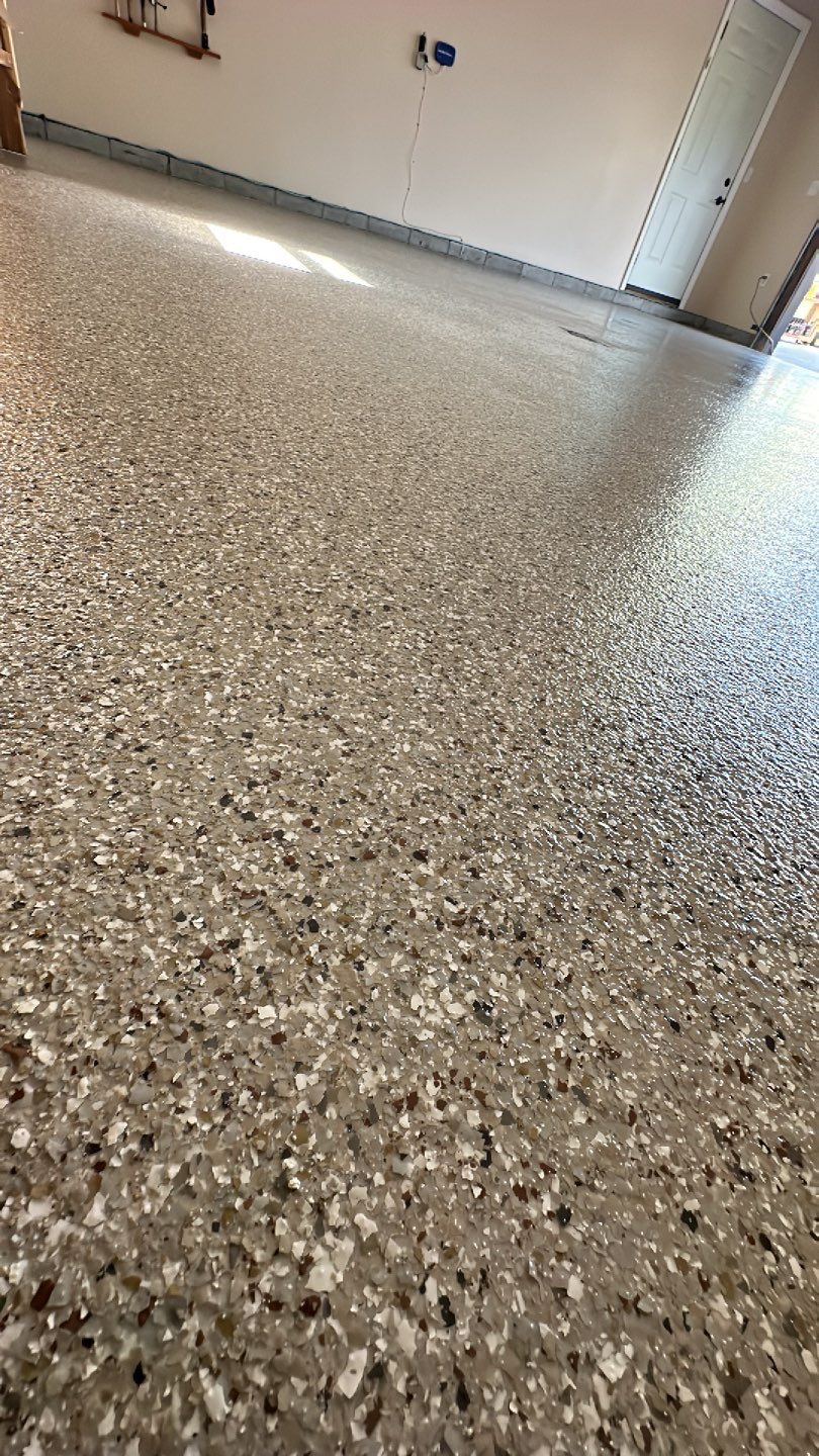 Porch + Garage Project in Weirton by Floors in a Day, Inc