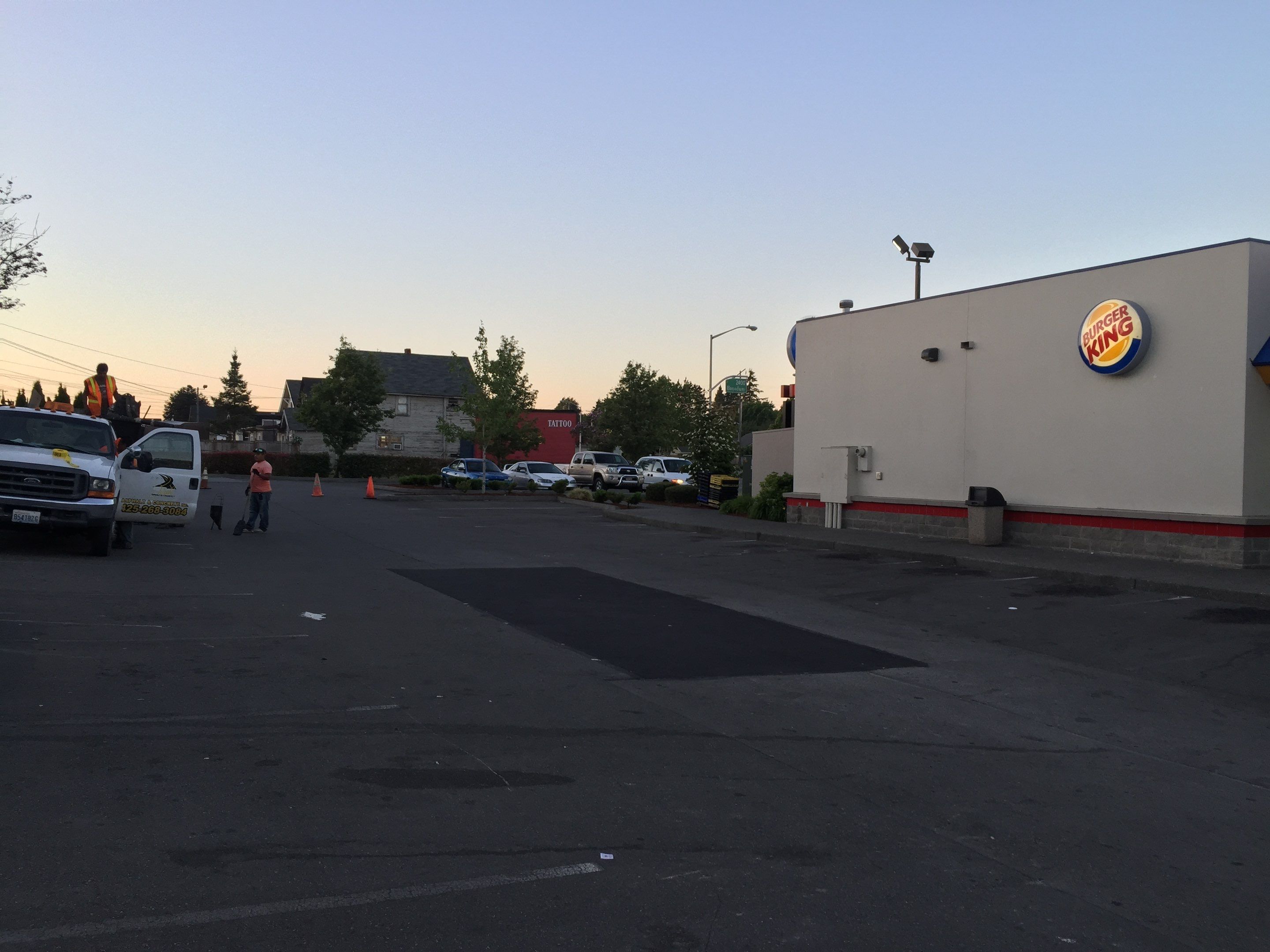 Burger King Everett  by Jireh Asphalt & Concrete Inc 