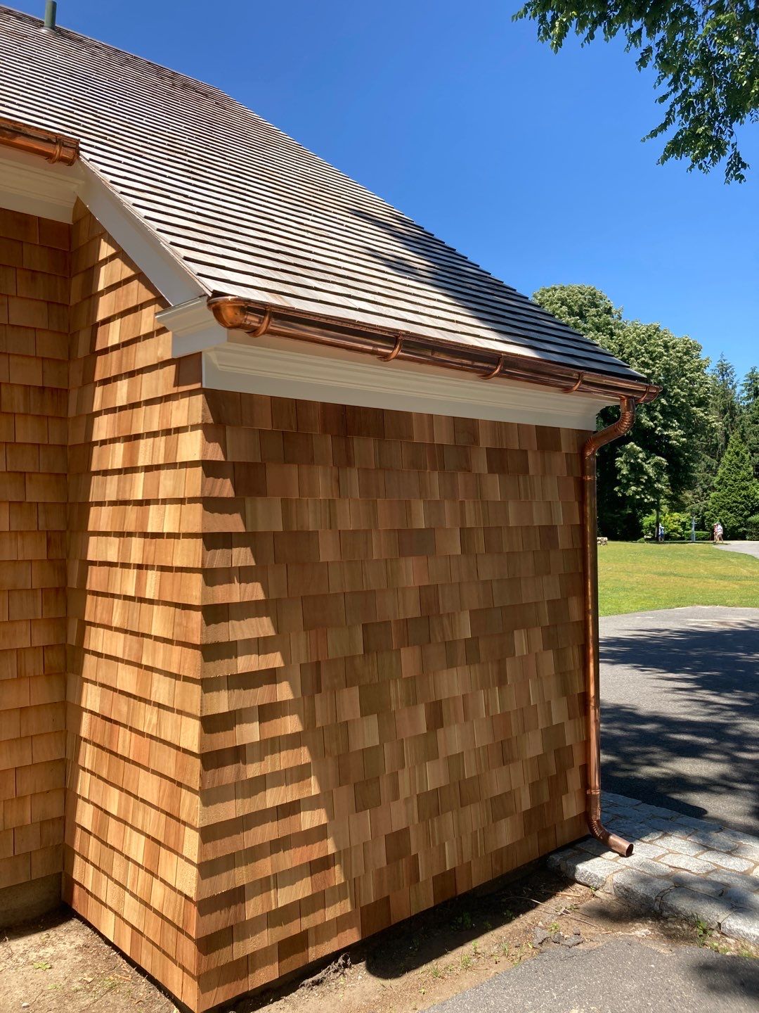 Copper Gutter Installation in Osterville, MA   by Gutter Pro Enterprises