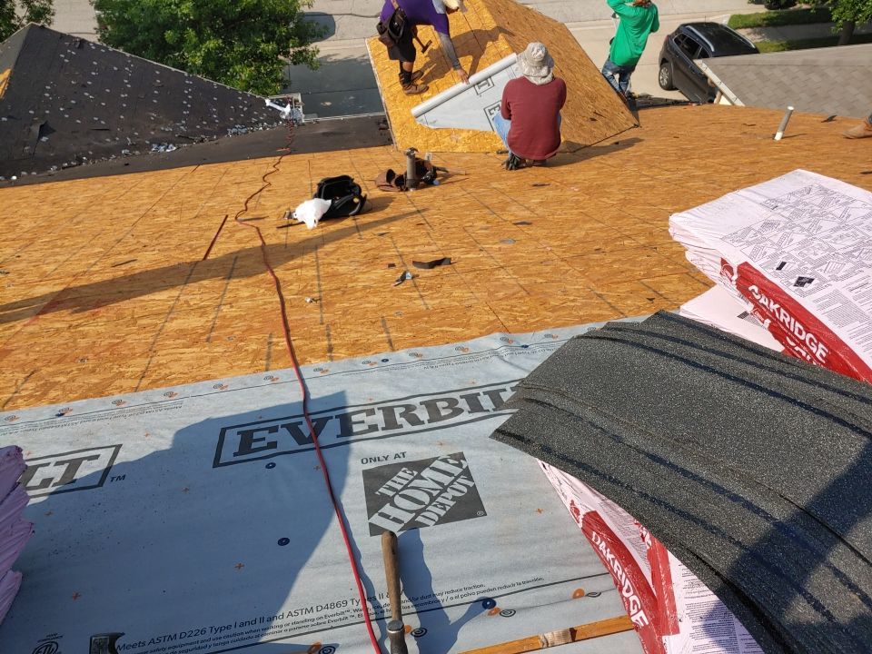 Storm Damage Roof Replacement and Interior Ceiling Repair in Manor by Caliber Restoration LLC