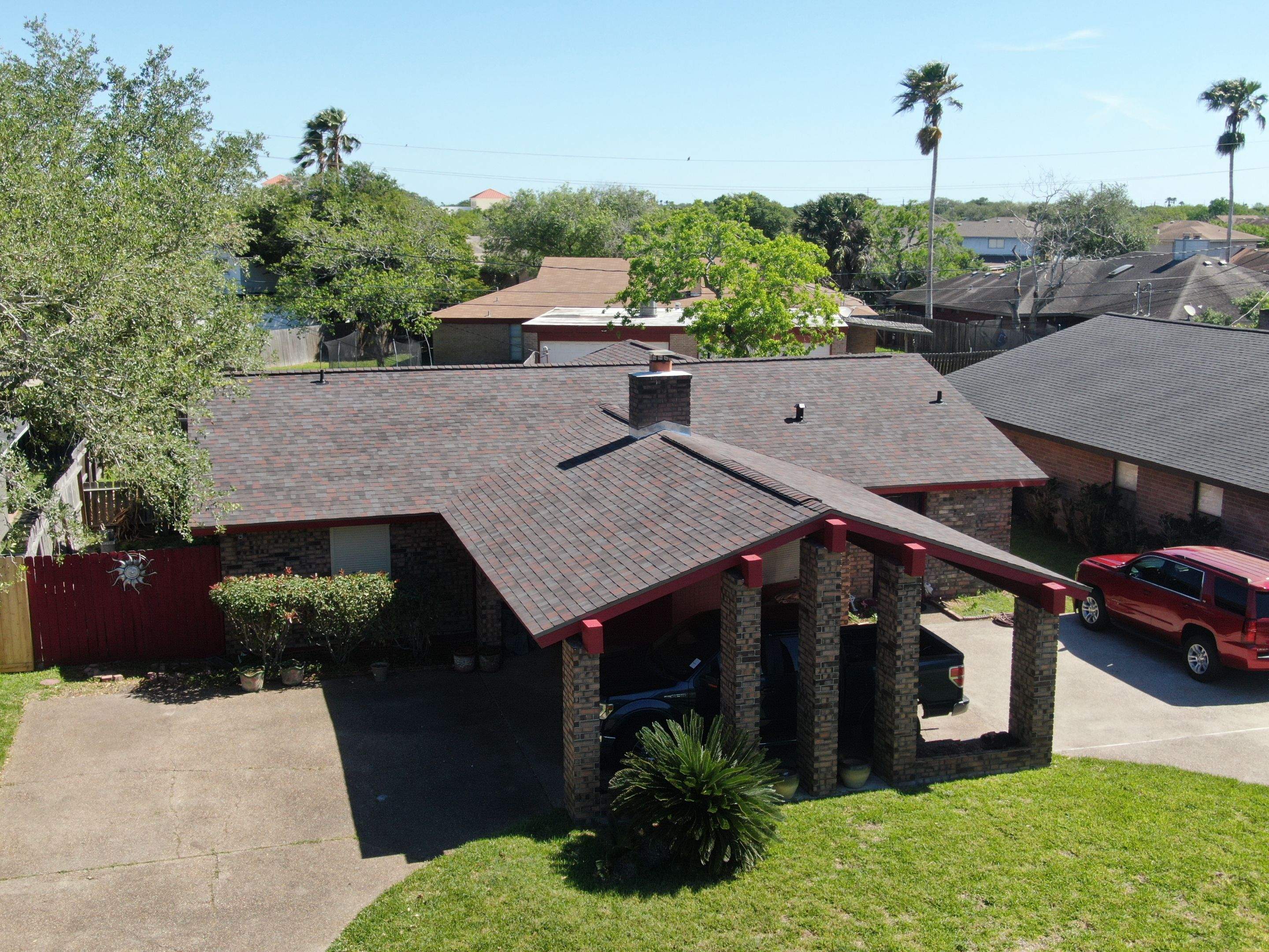 She looks good in Red by Bayfront Roofing and Construction