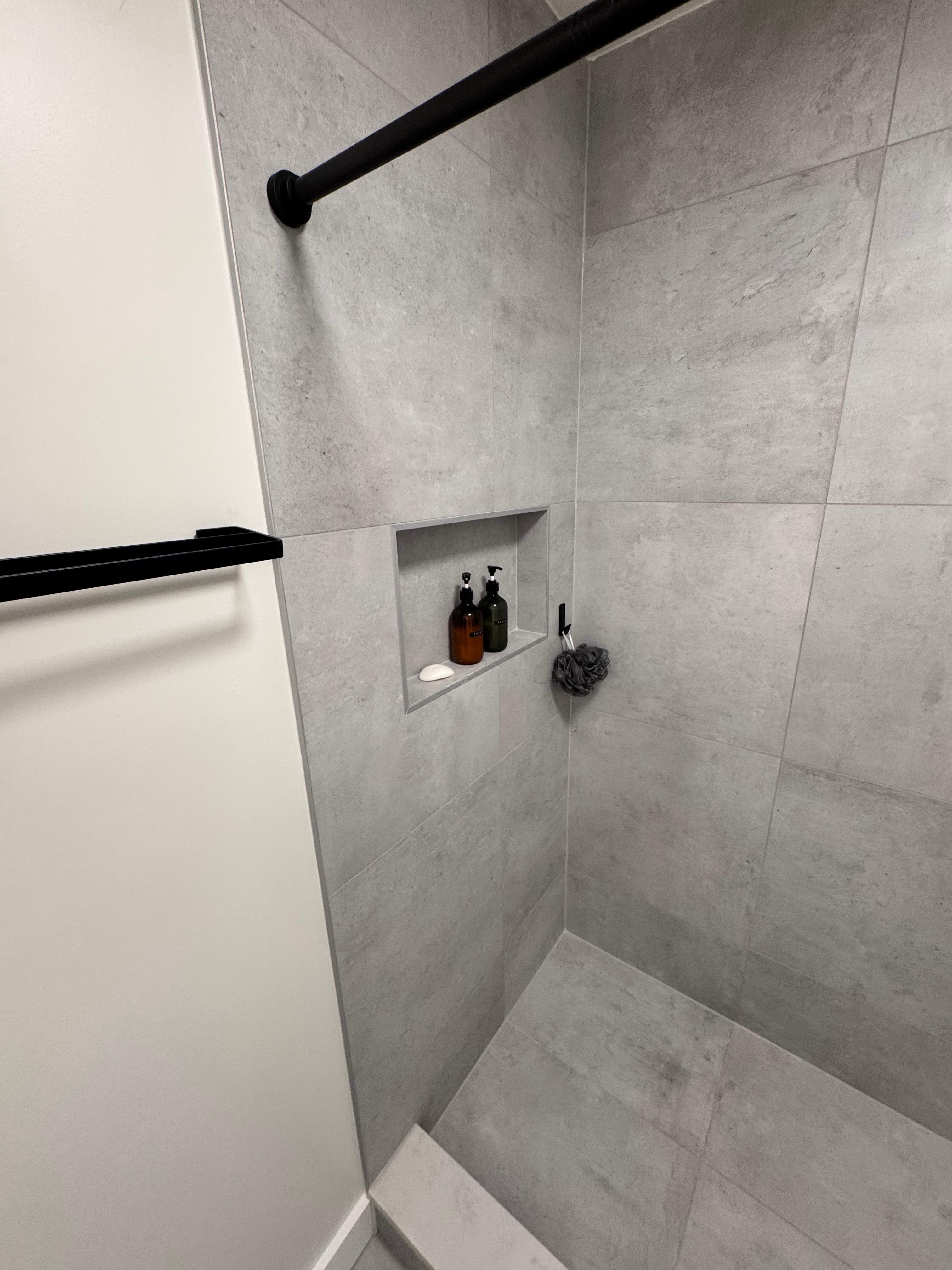 Jack and Jill bathroom renovation by Prudencio