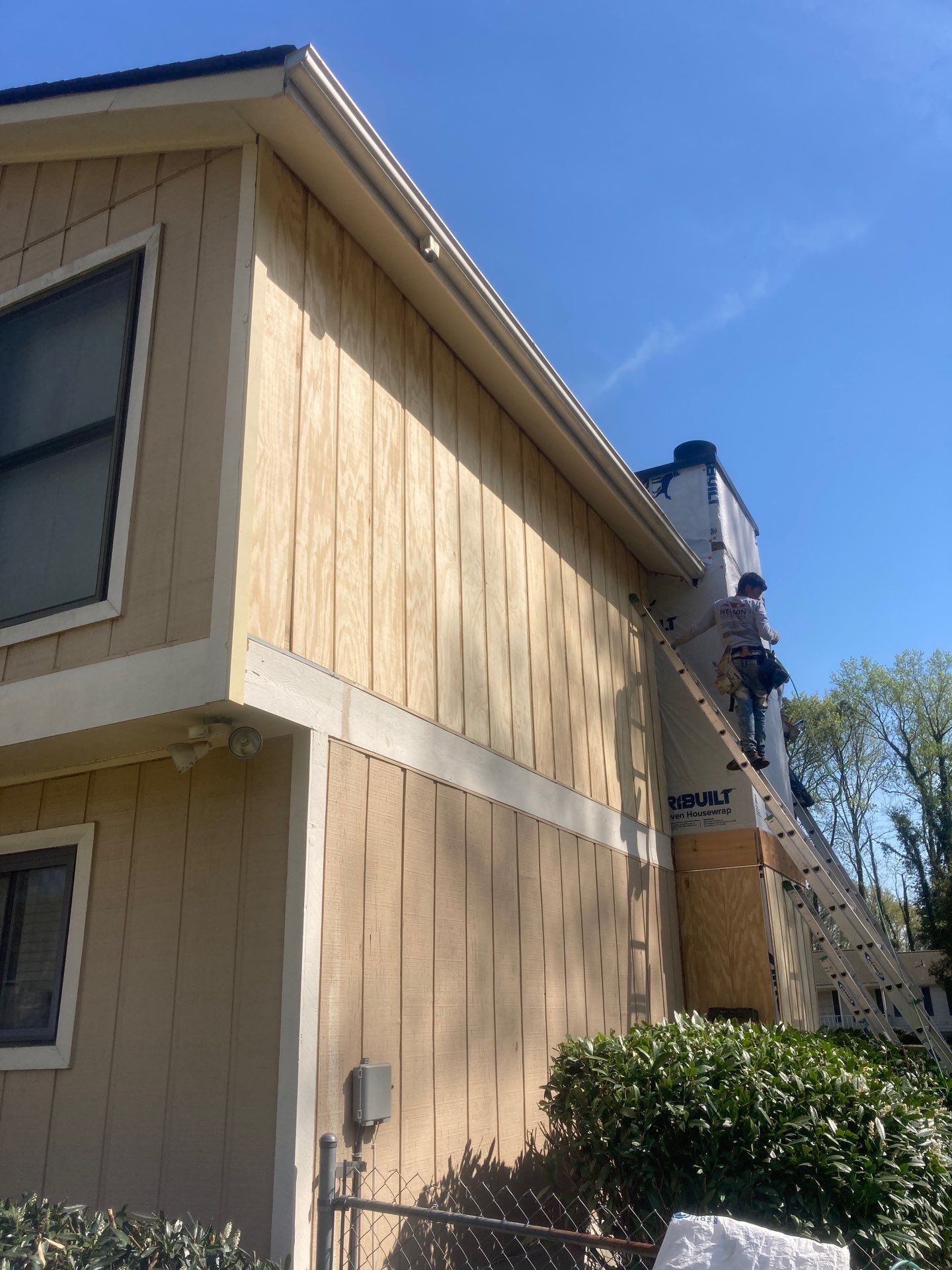Marietta, GA Rotten Wood Replacement, Exterior Paint, and Deck Stain  by Nelson Exteriors 