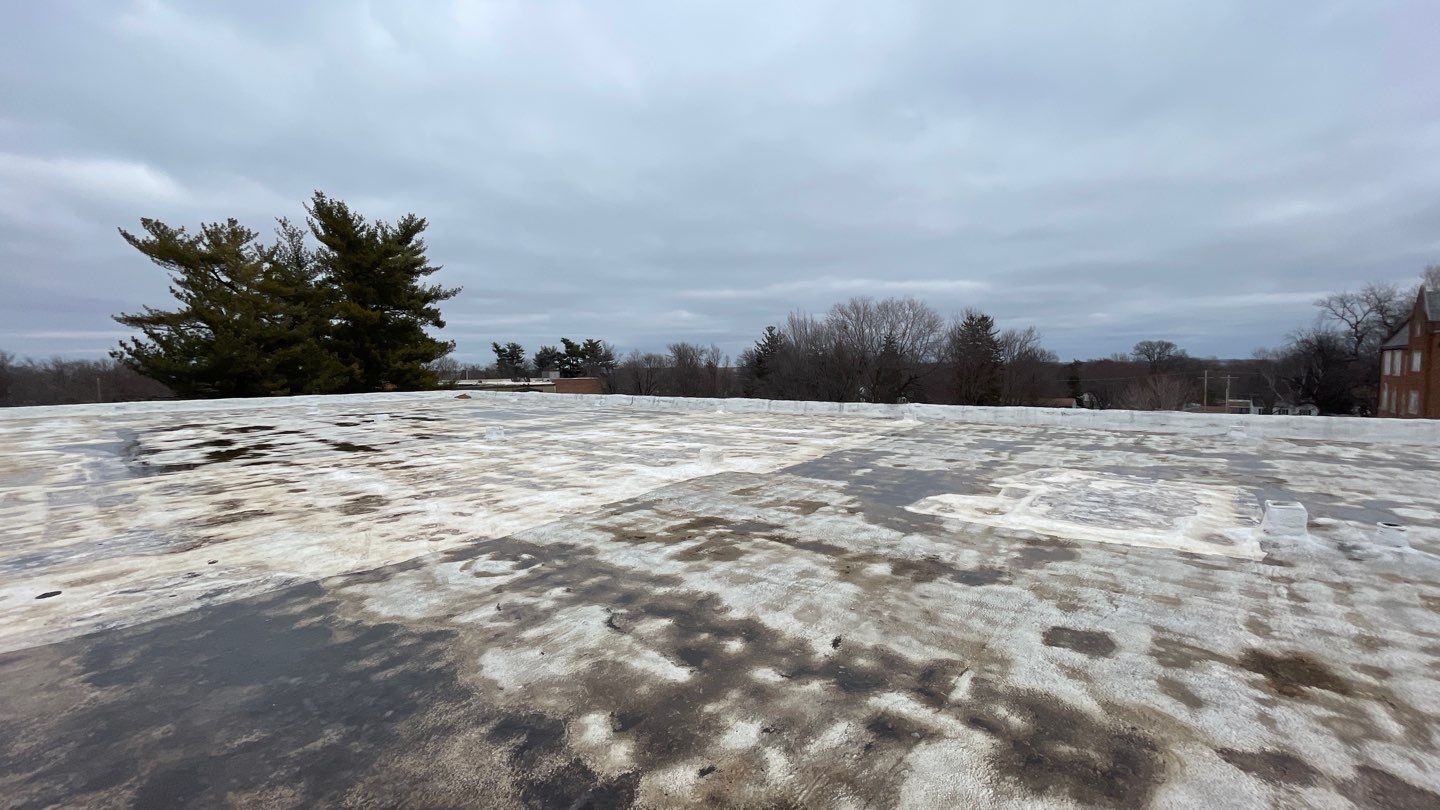 Commercial Flat Roof IB PVC Install  by Titan Commercial & Residential Roofing 