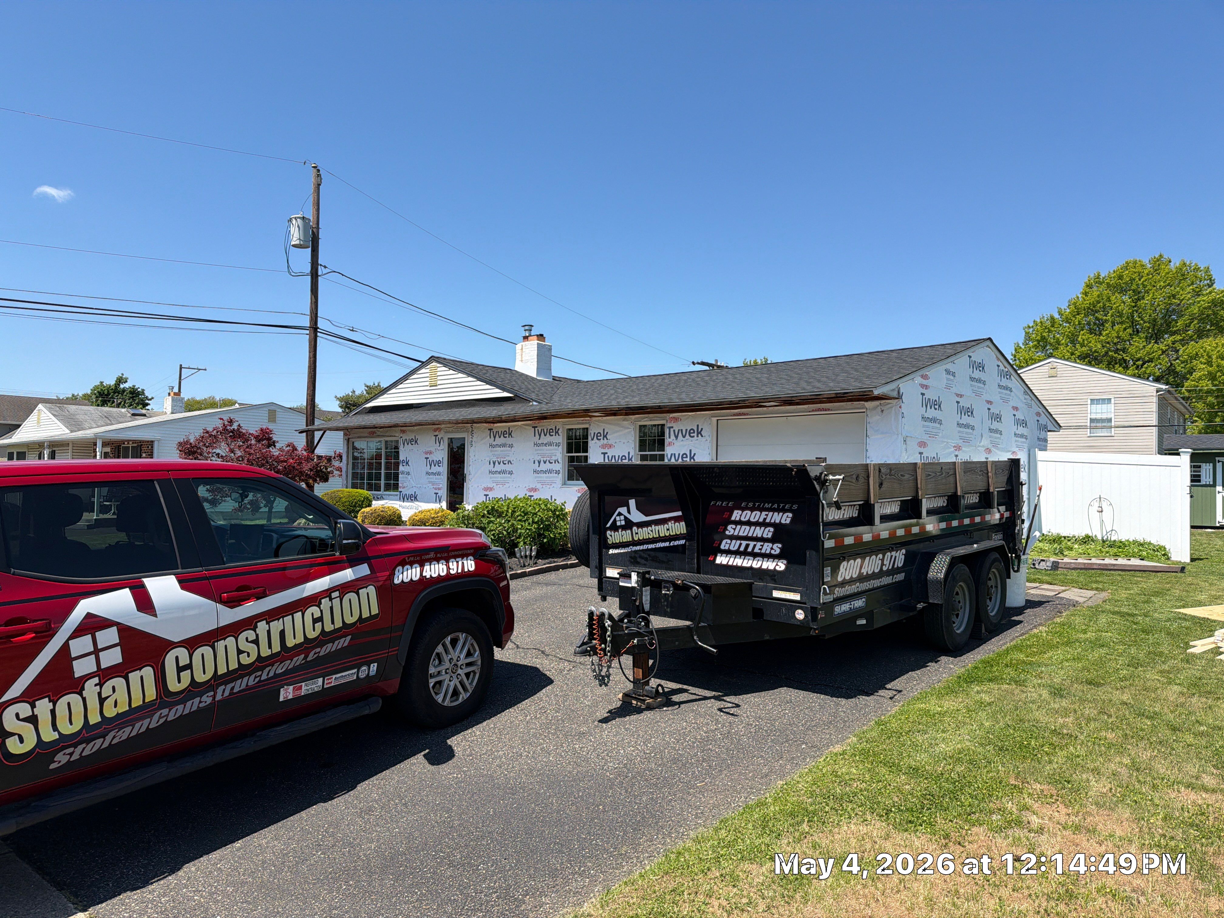 New Roofing, Siding and Gutters  by Stofan Construction LLC