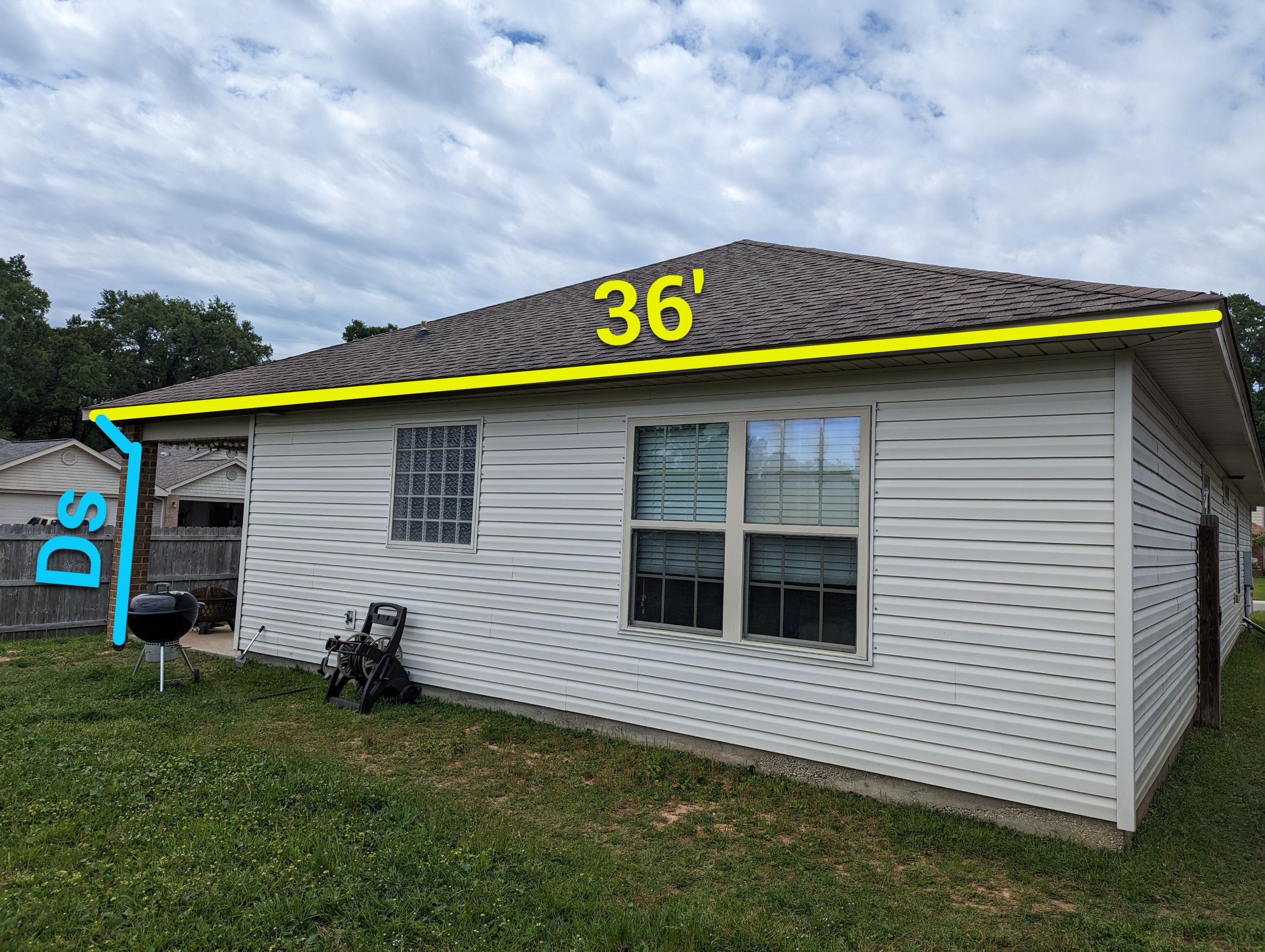 Sand Tone Color Gutter Installation in Pensacola FL by Gutter Professors