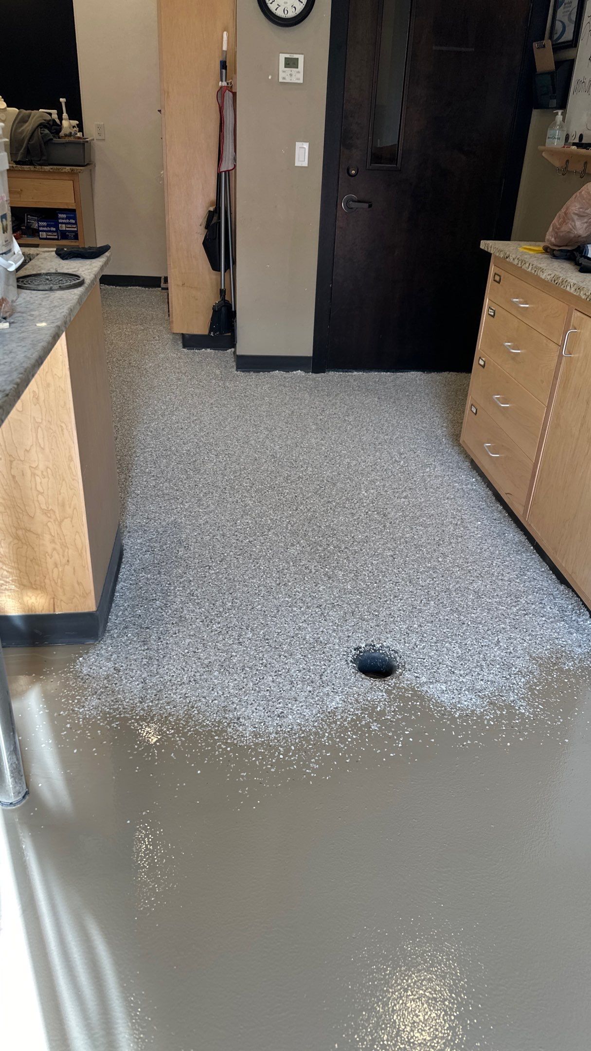 Commercial Kitchen Floor Transformation using Mt Everest by Croc Coatings, LLC
