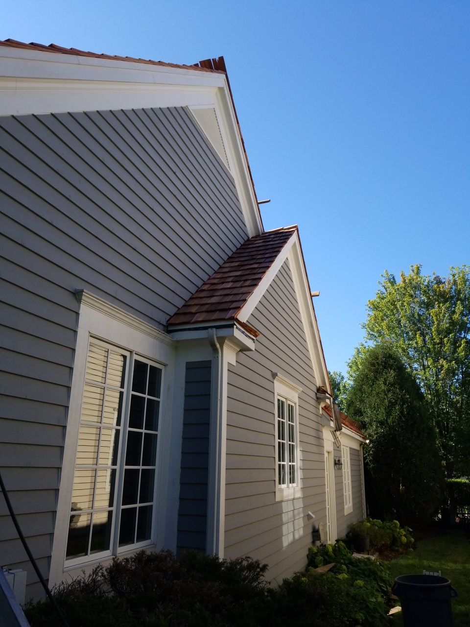 Cedar Roof Installation in Lake Forest by Custom Installations, Inc.