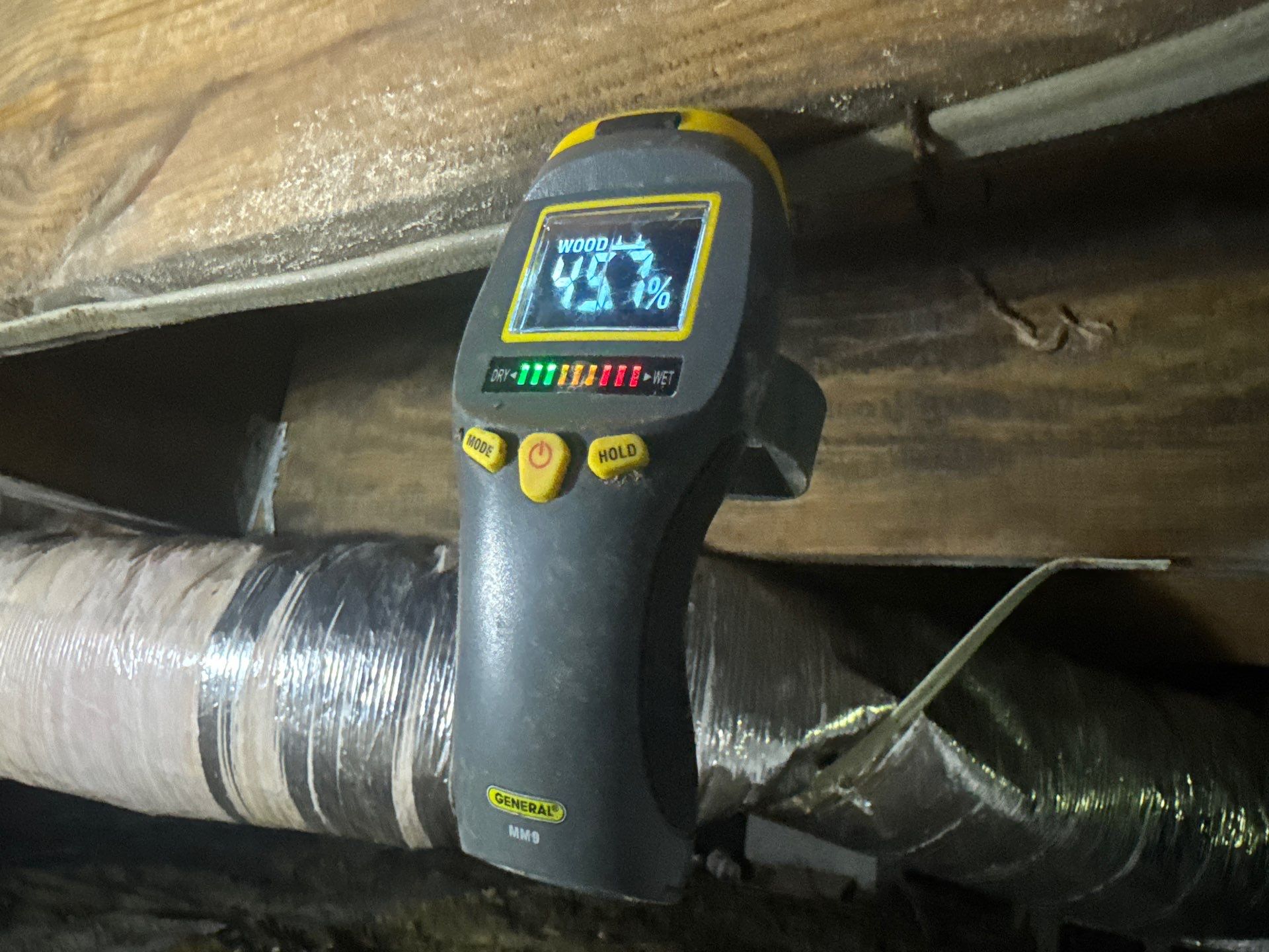 Project in Carrsville by Patriot Crawl Space Repairs