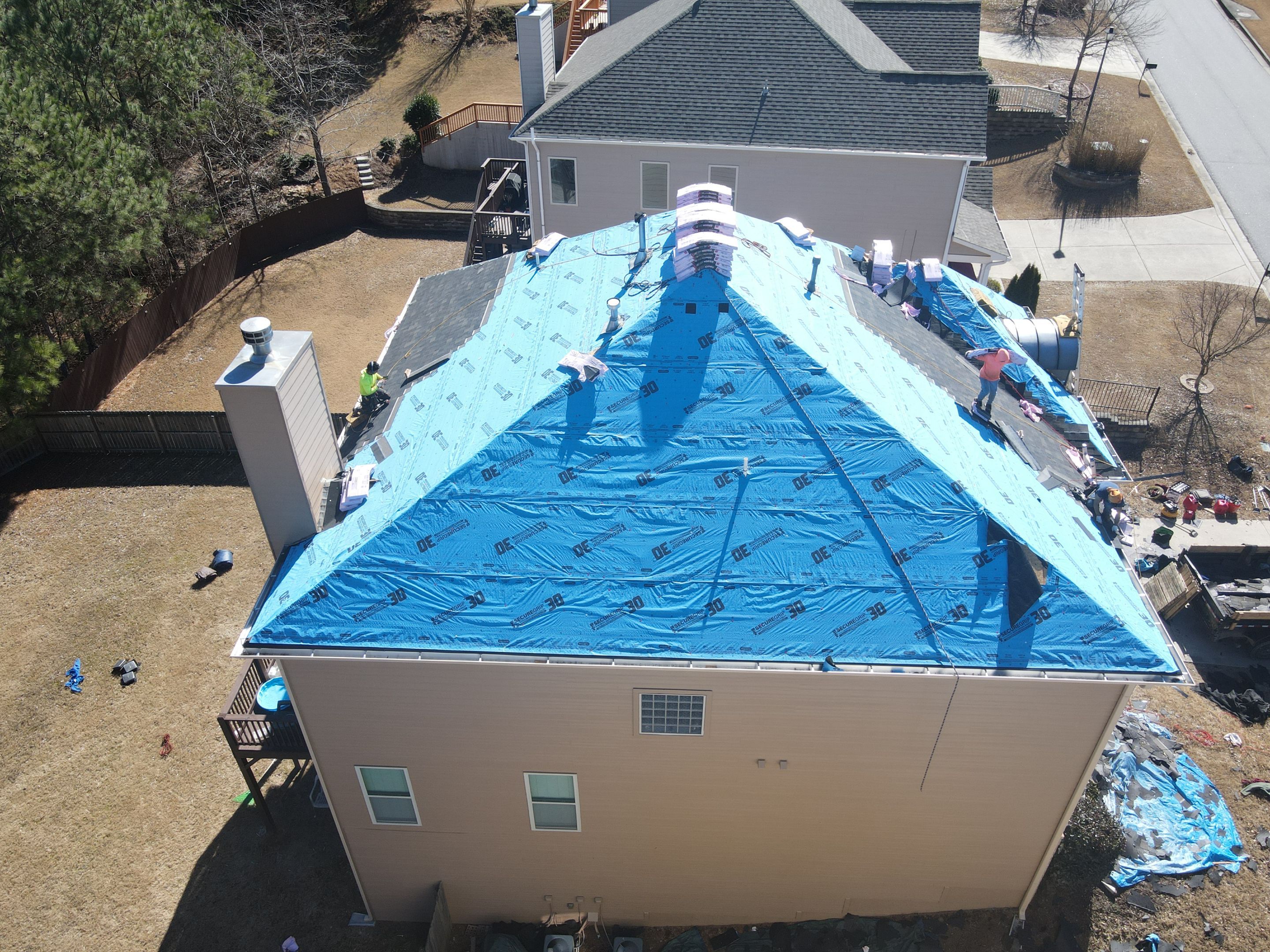 Residential Roofing Installation using Owens Corning by Inspector Roofing and Restoration