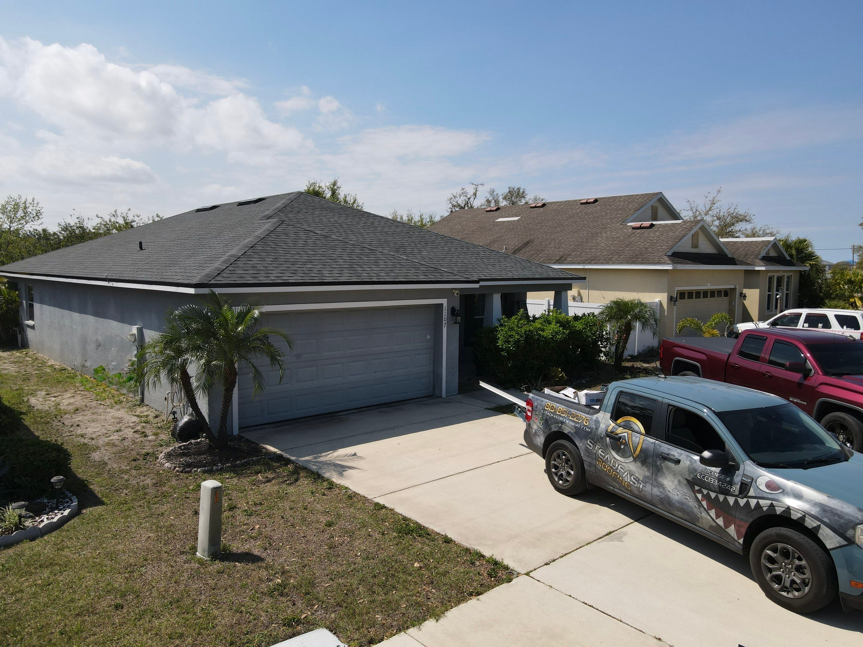 Roof Replacement in Ruskin FL. by Steadfast Roofing 