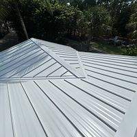 24ga 1.5" Mechanical Seam Solar White by Total Roofing System The Metal Roof Experts