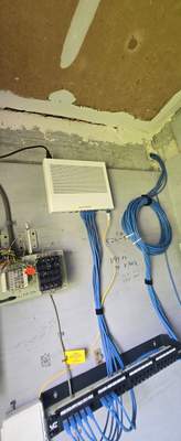 Structured cabling installation by CimaSolutions