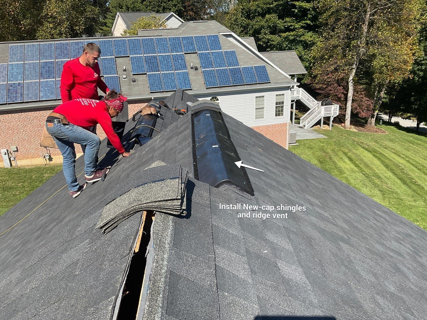 Residential Roofing Installation by Alpha Design Services