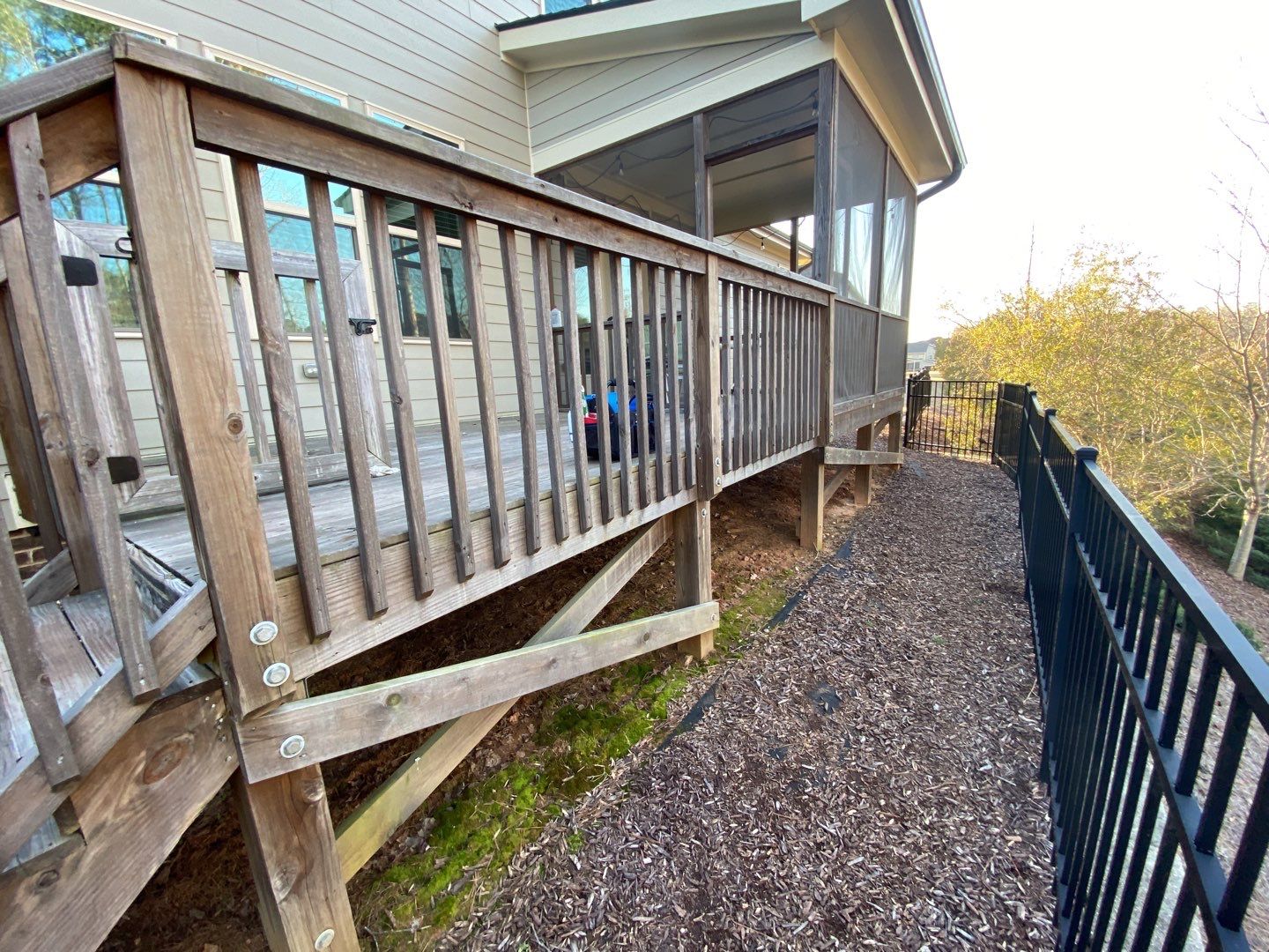 Weathered Deck using Wood Sealant by DuraSeal