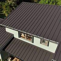 24ga 1.5" Snap-Lock Dark Bronze by Total Roofing System The Metal Roof Experts