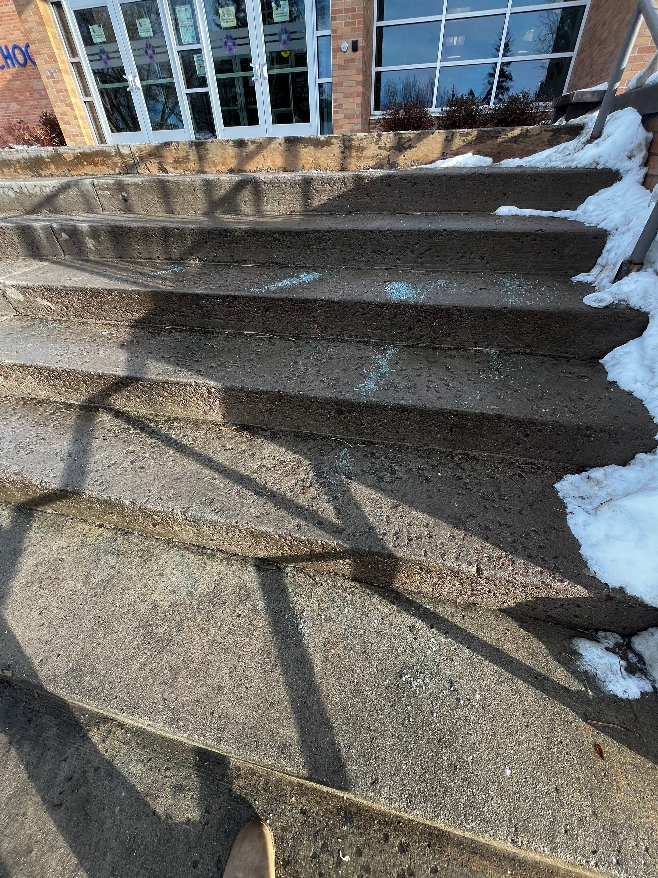 Concrete Stair Repair and Protective Coating in Sioux Falls by Select Painting, Coatings & Garage Cabinets