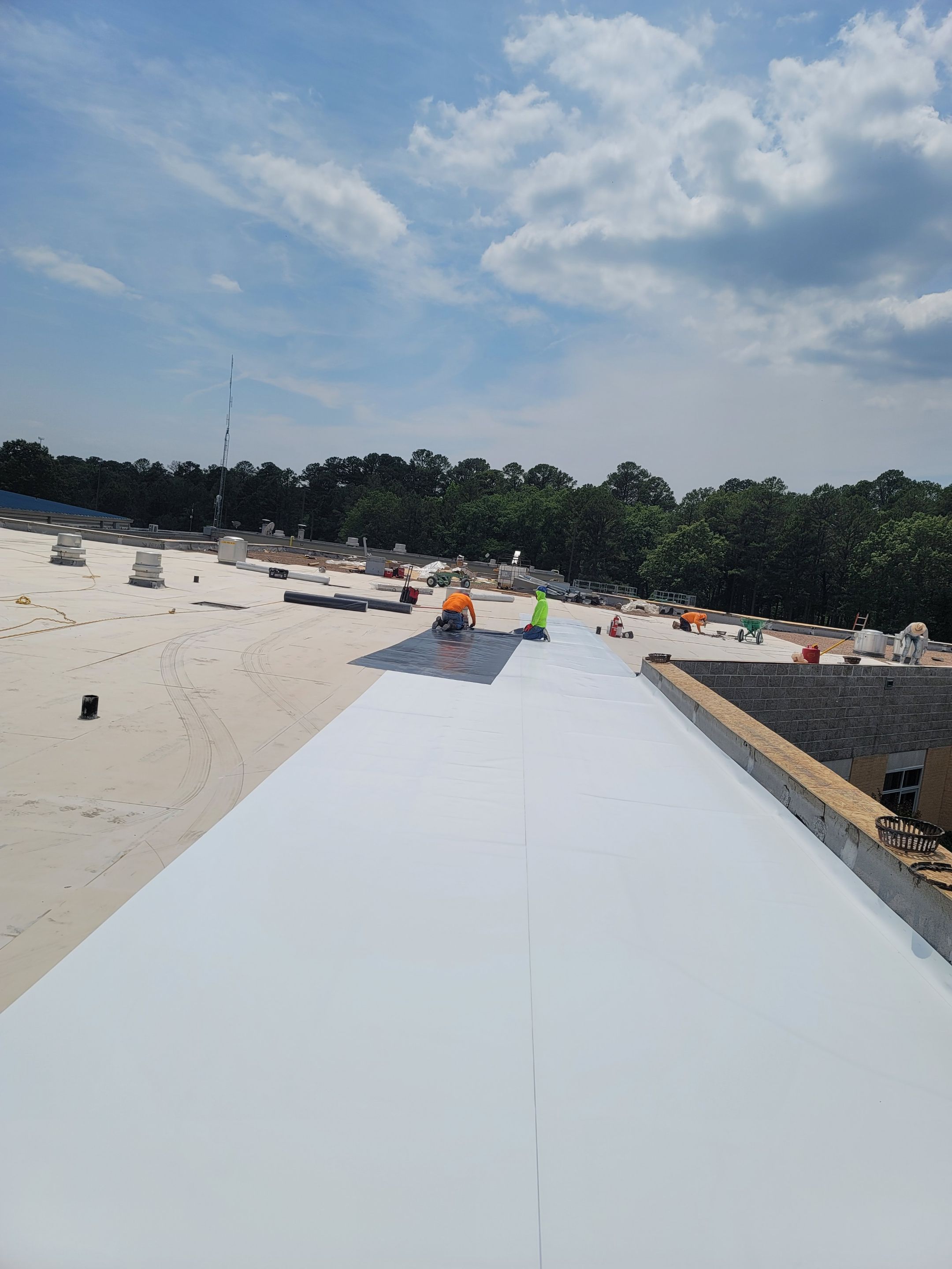 Choctaw Nation Hospital - Med Surg Building by Hostetler Roofing
