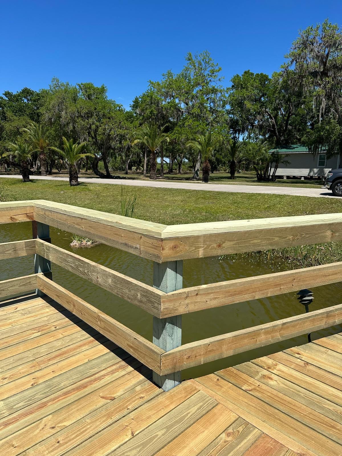 NEW WOOD DECK by TTS Remodeling corp & Genesis Restauration