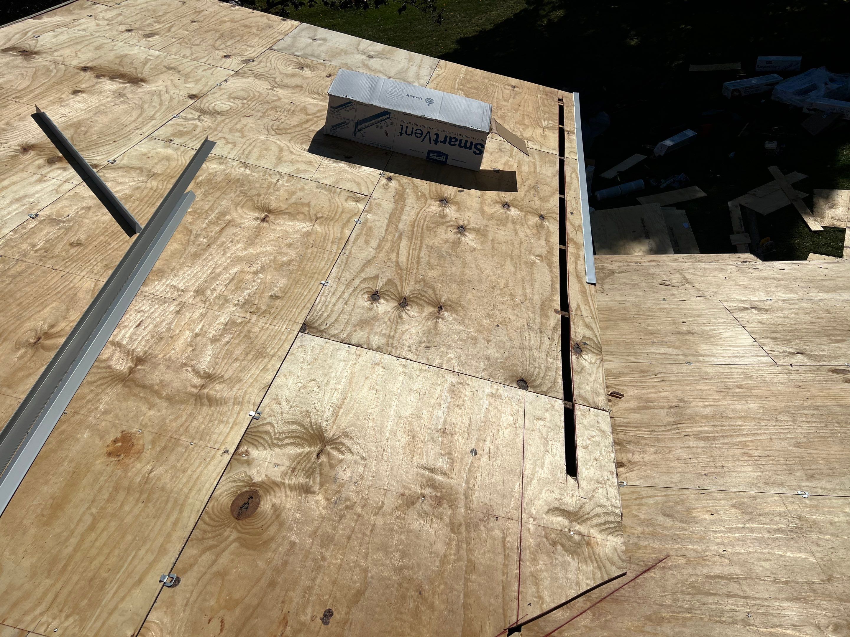 Residential Roofing Installation using Atlas Pinnacle Pristine Pewter Architectural Shingles by Frederick Roof Repair