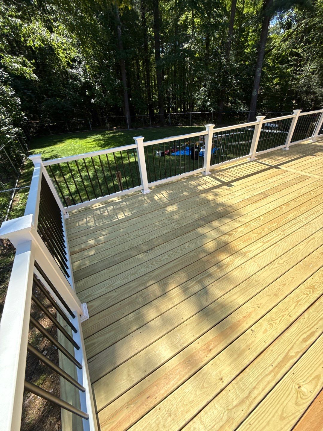 Custom Pressure-Treated Deck and Accessible Ramp Installation in York by Sensible Home Solutions