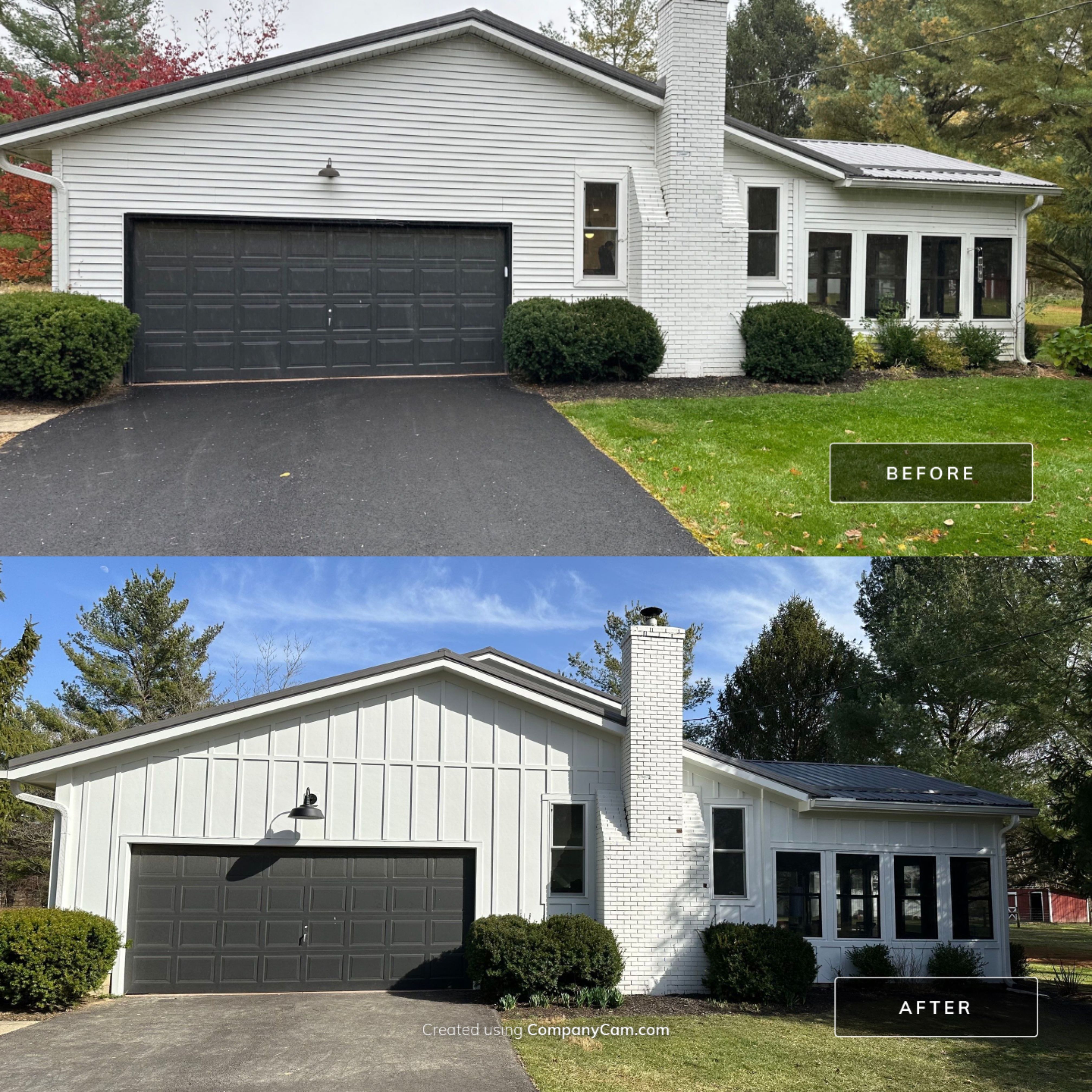 James Hardie Siding installation in New Albany by Best Exteriors Inc