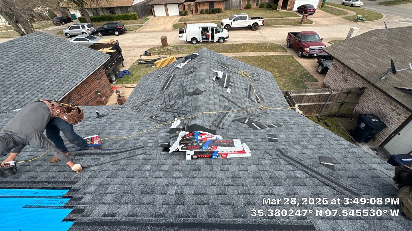 Project in Oklahoma City by Icon Roofing And Construction
