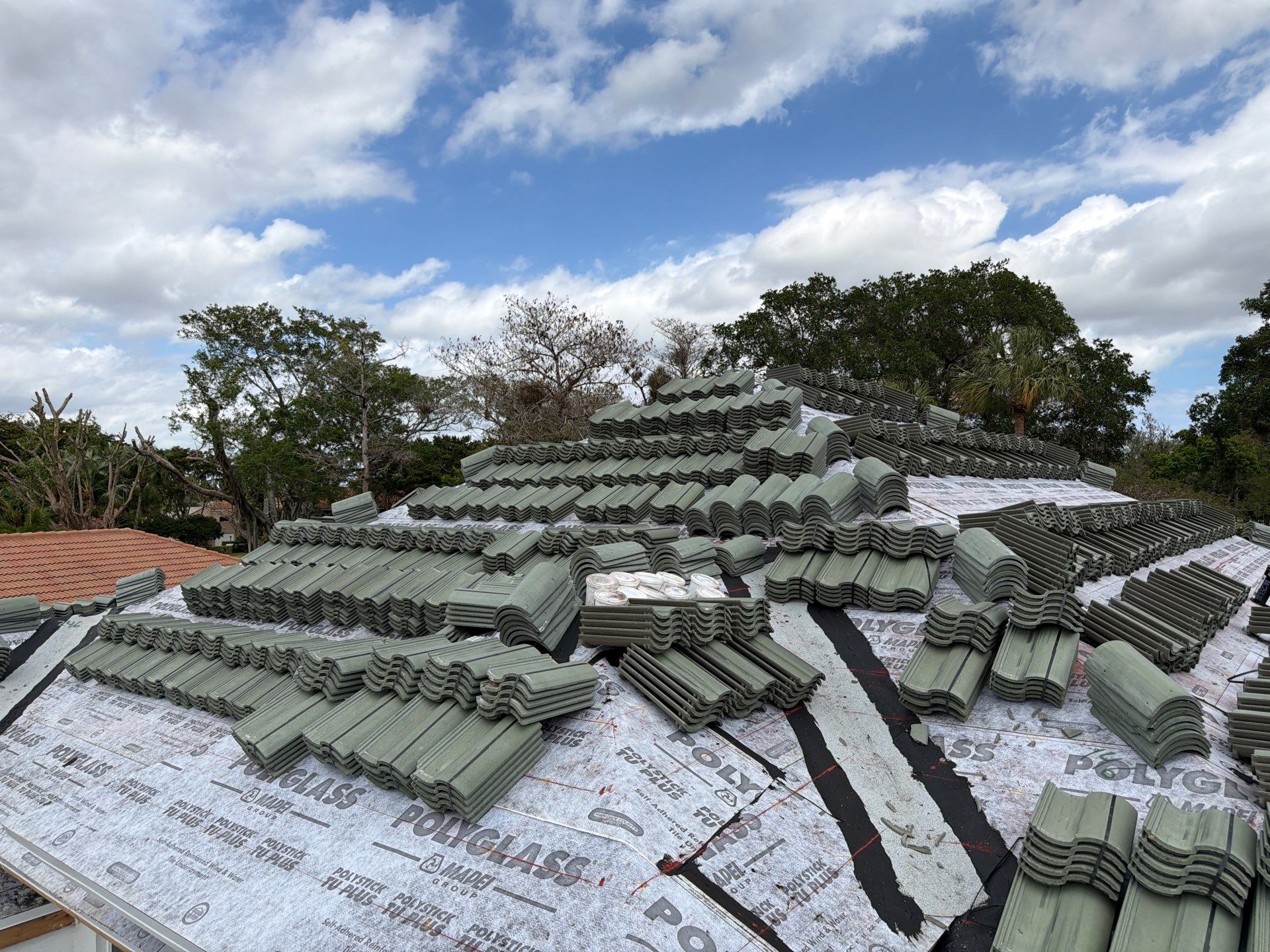 Residential Roofing Installation using Eagle Roofing Tile by BLUES BROTHERS ROOFING
