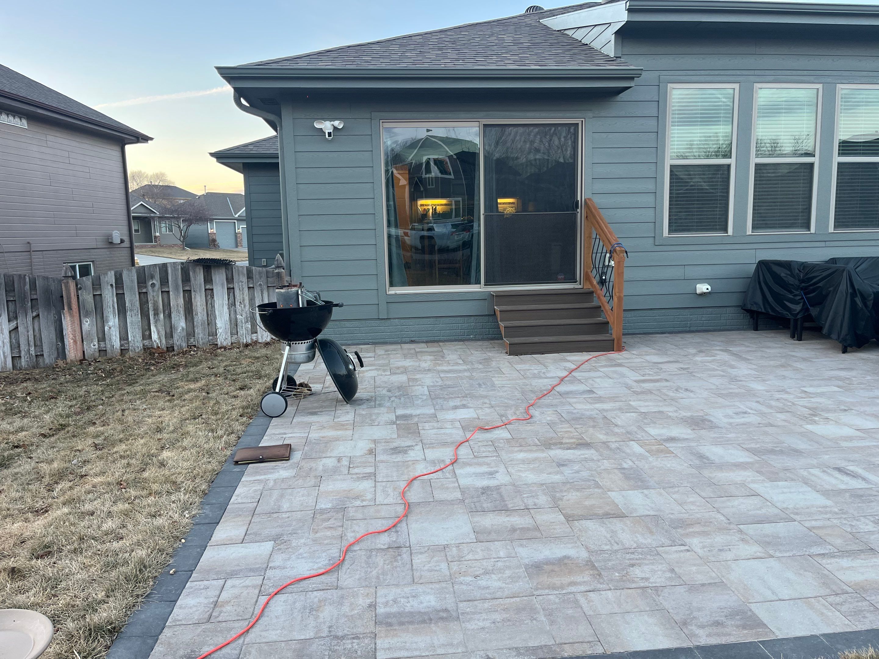 Covered patio by EAGLE EYE ENTERPRISES